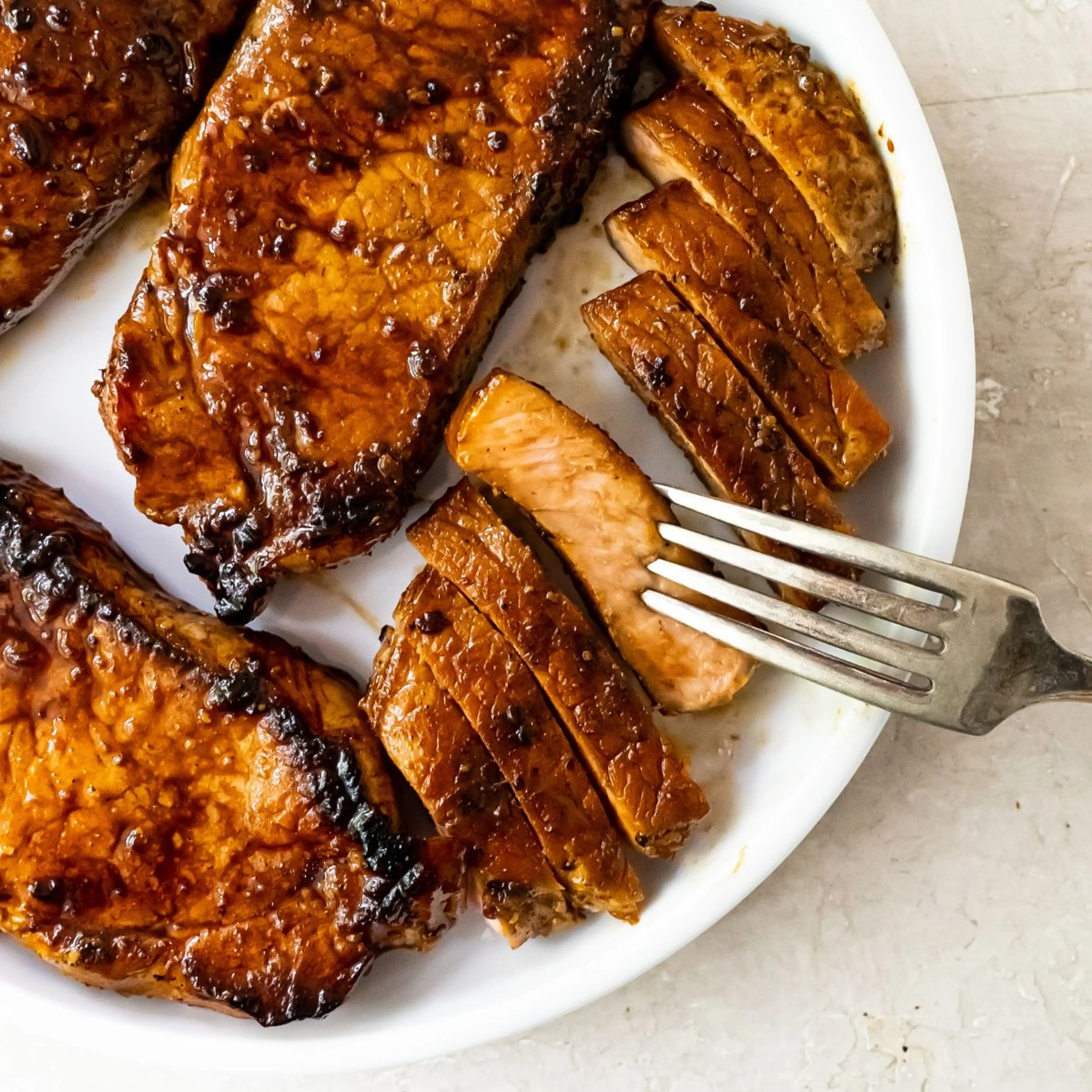 Pork Chops on the Blackstone Lara Clevenger