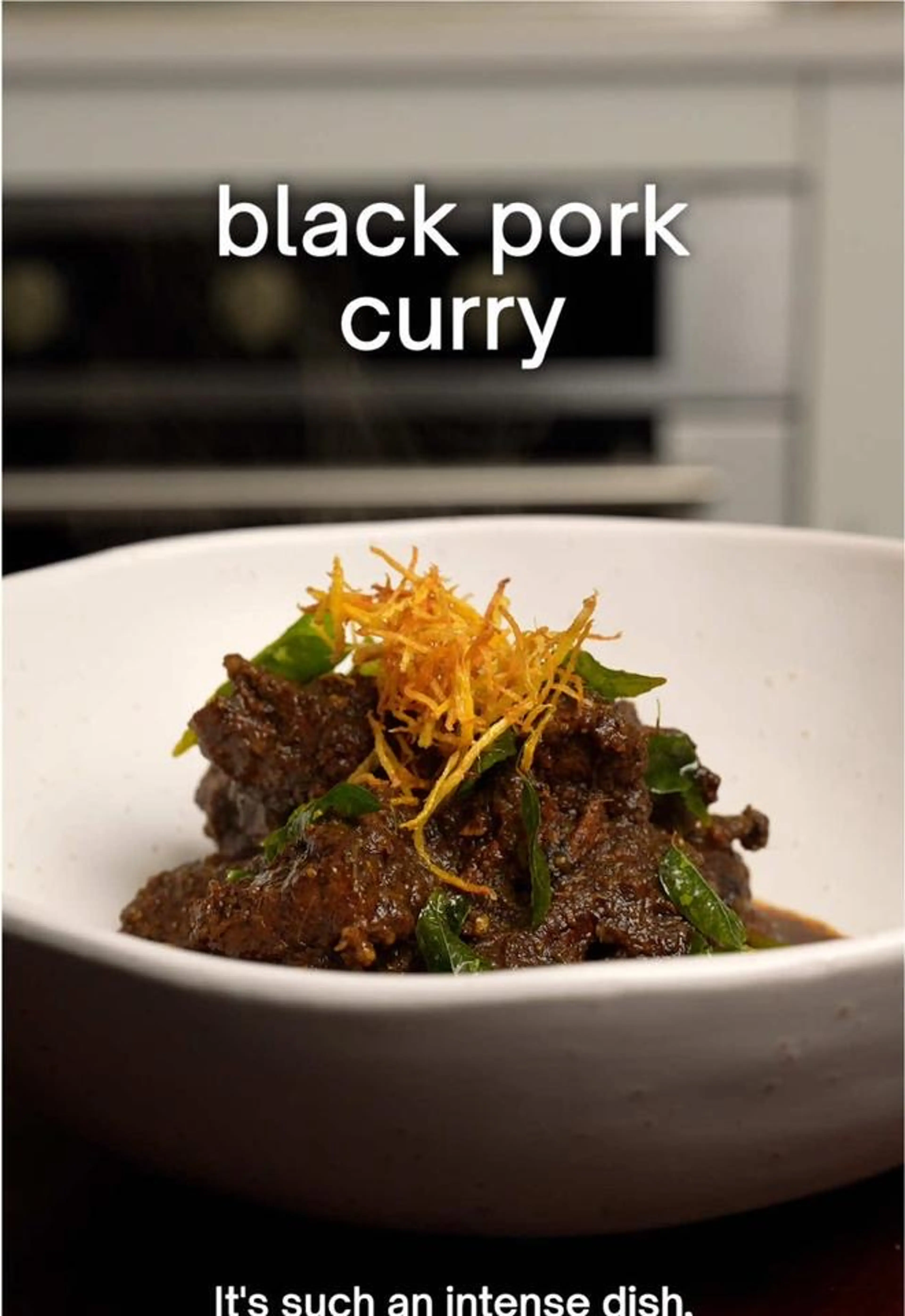 Sri Lankan Black Pork Curry