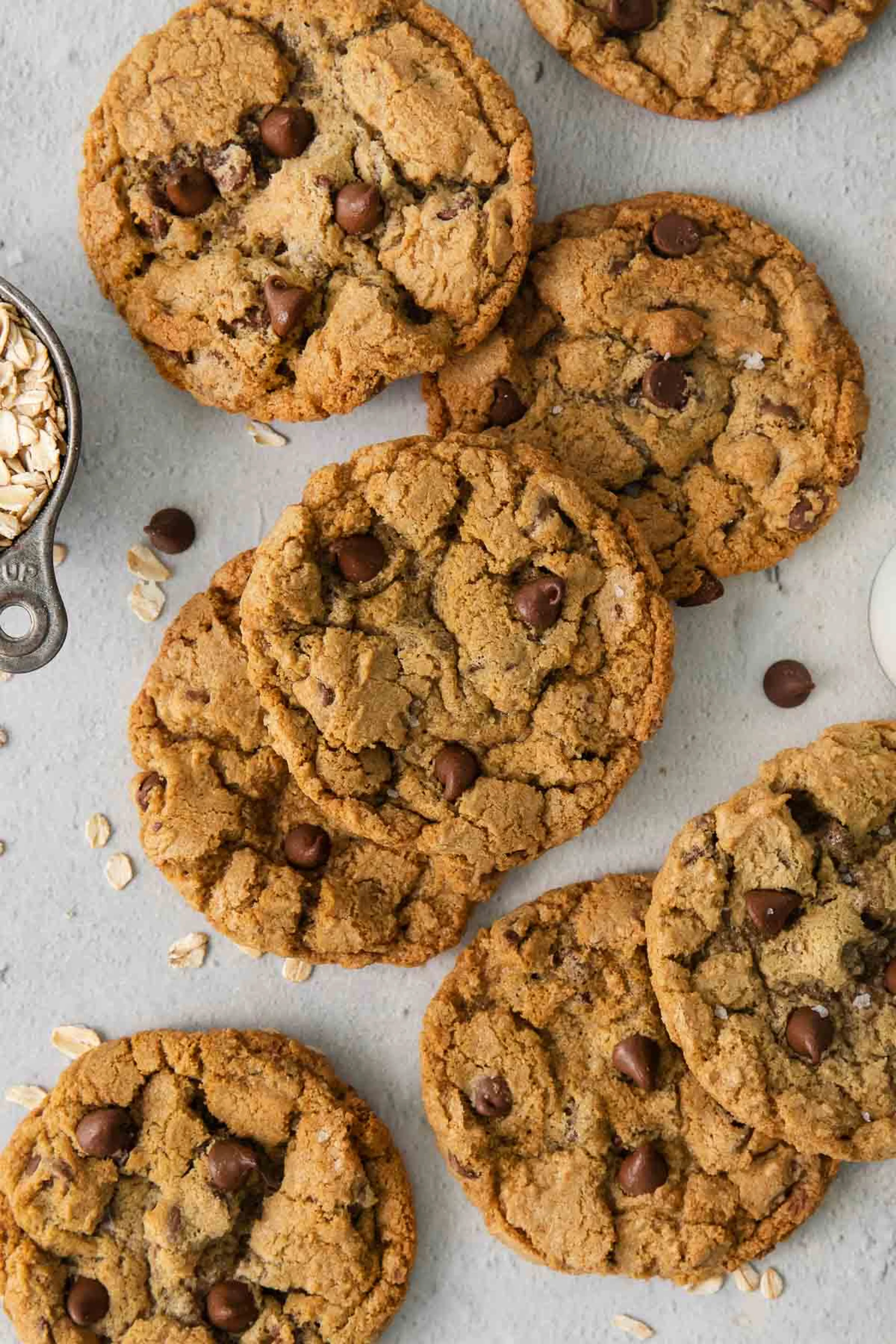 The Best Oat Flour Chocolate Chip Cookies