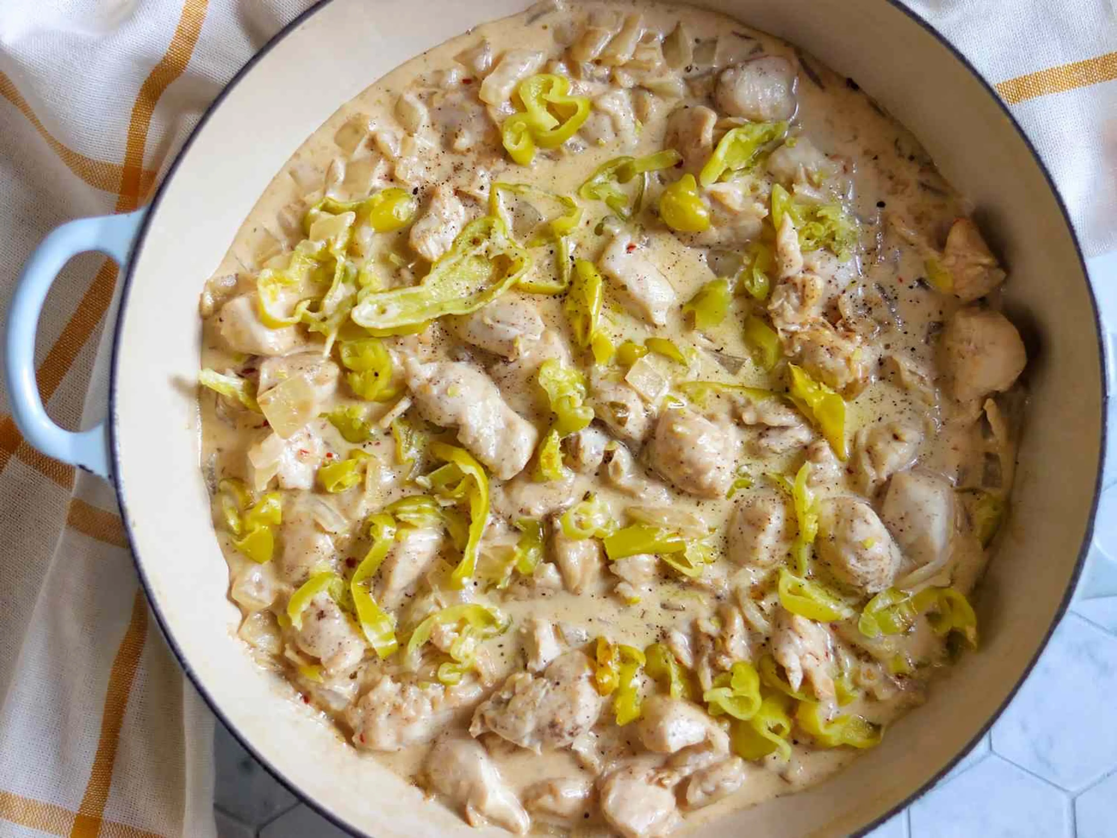 Creamy Pepperoncini Chicken