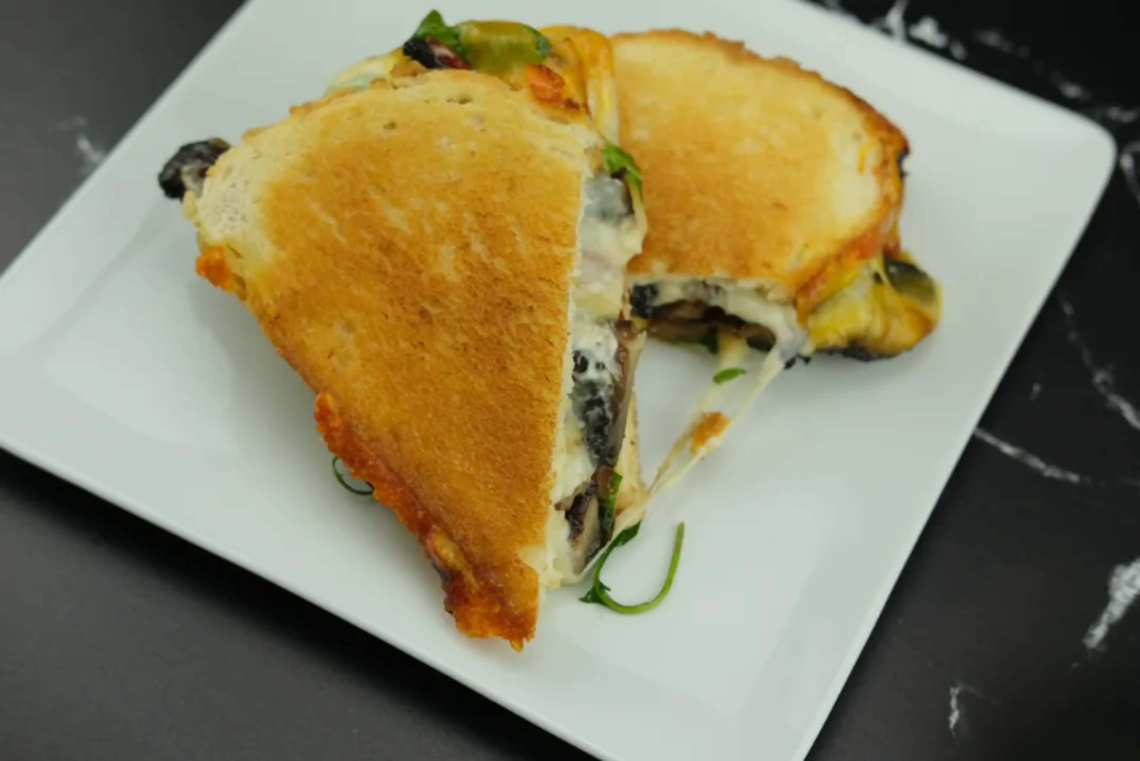 Smoky Portobello Grilled Cheese Sandwich