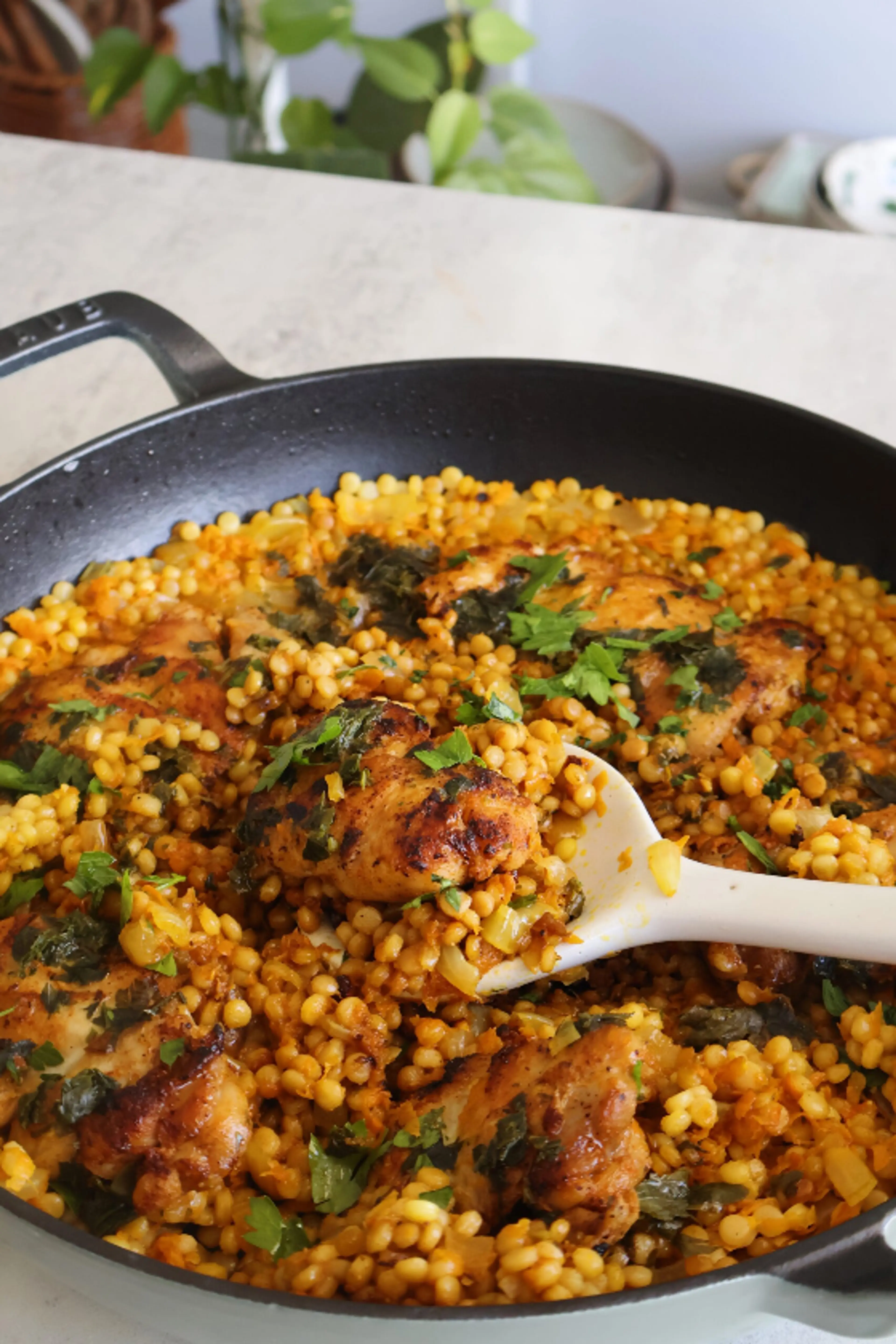 One-pan Chicken and Couscous
