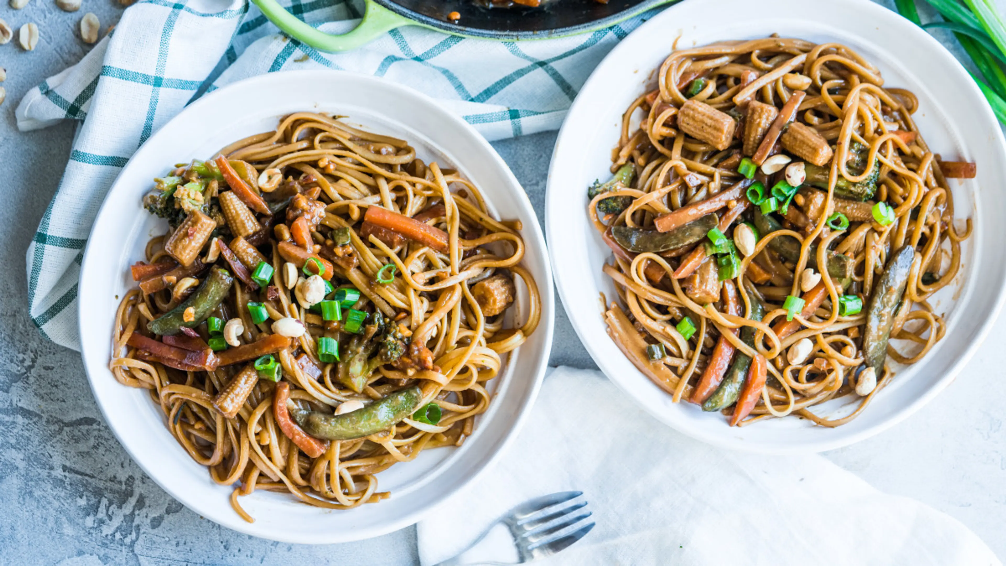Thai Noodles With Spicy Peanut Sauce