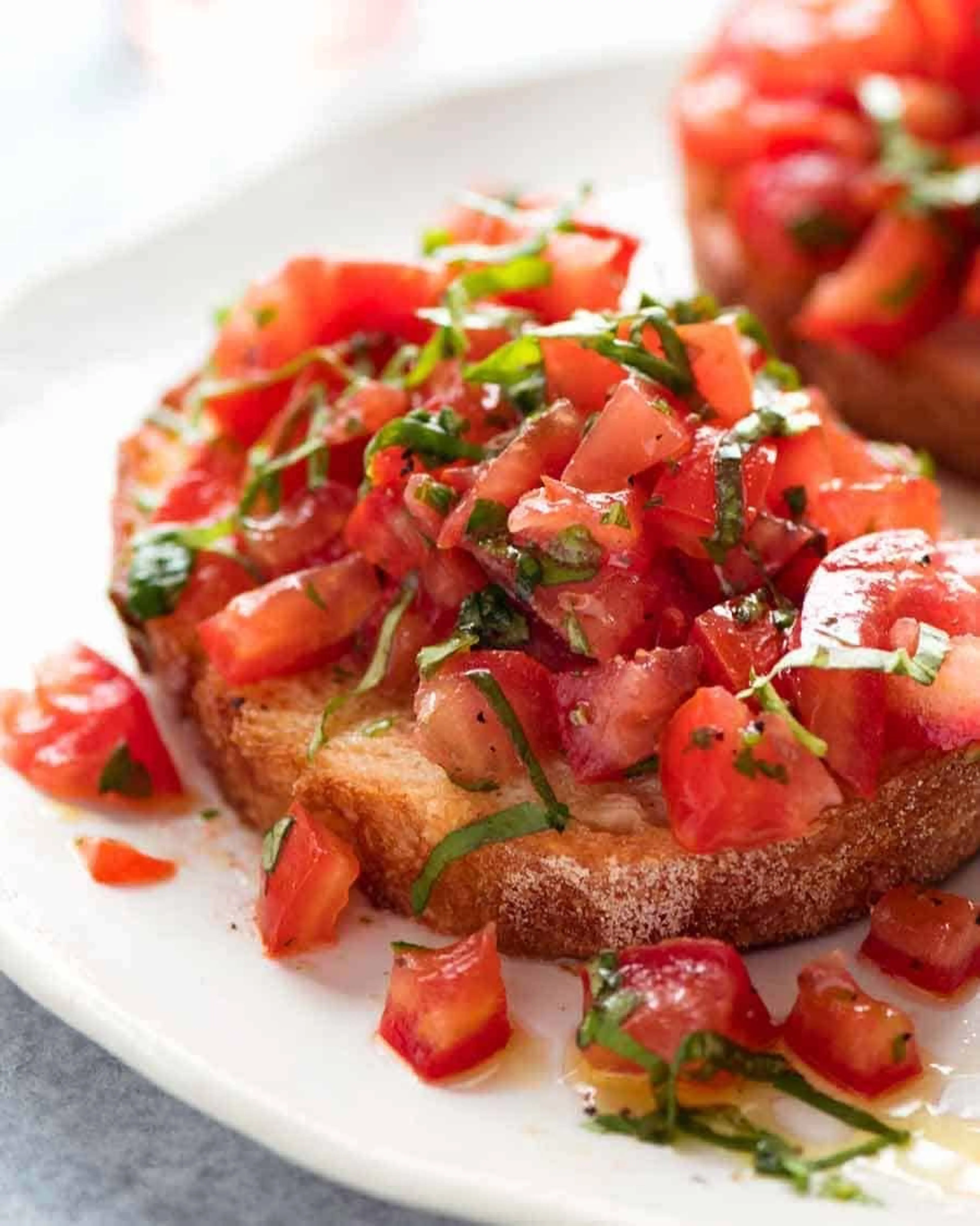 Real Tomato and Basil Bruschetta