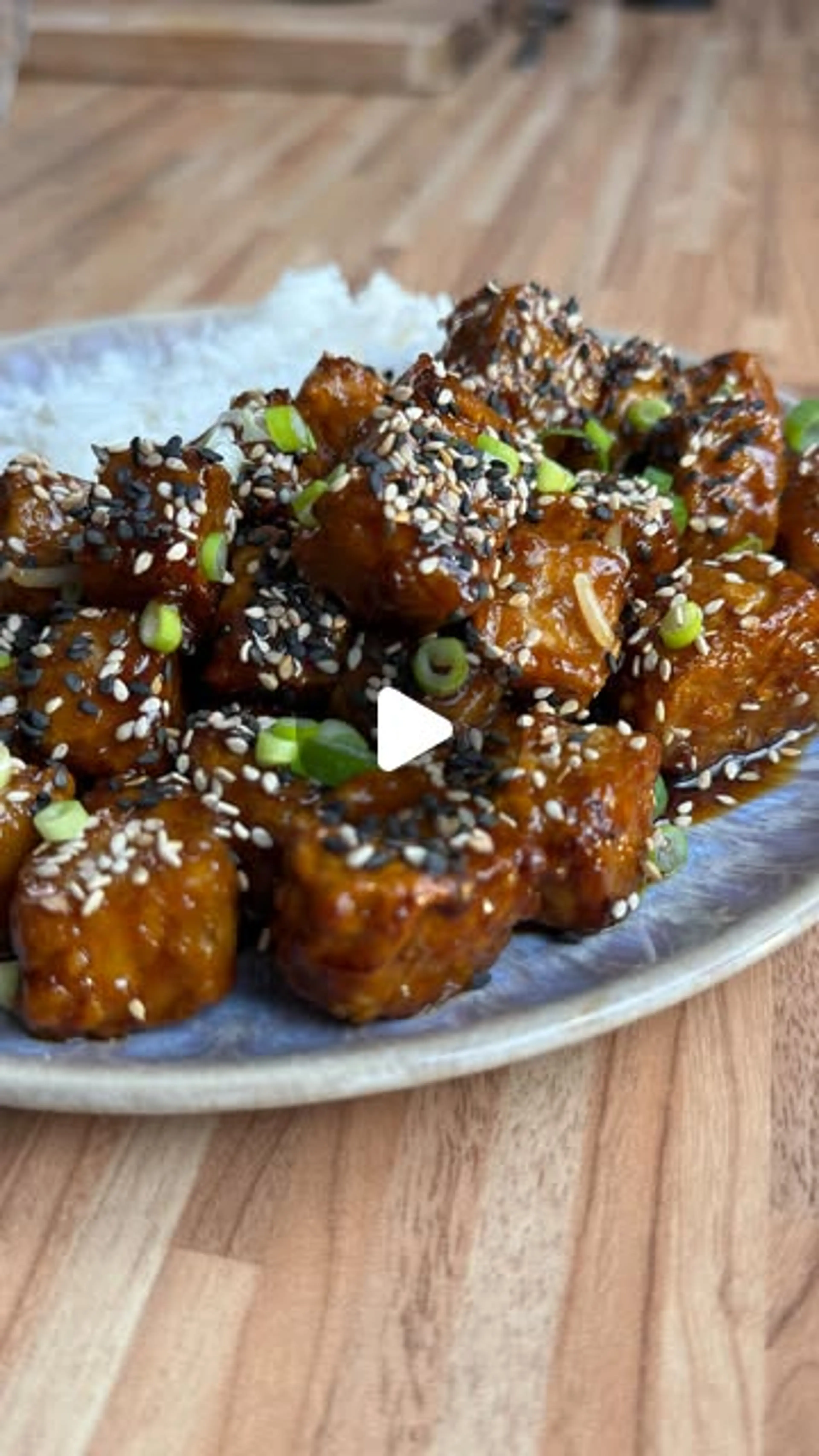 Tempeh Crispy Au Sirop D'orange