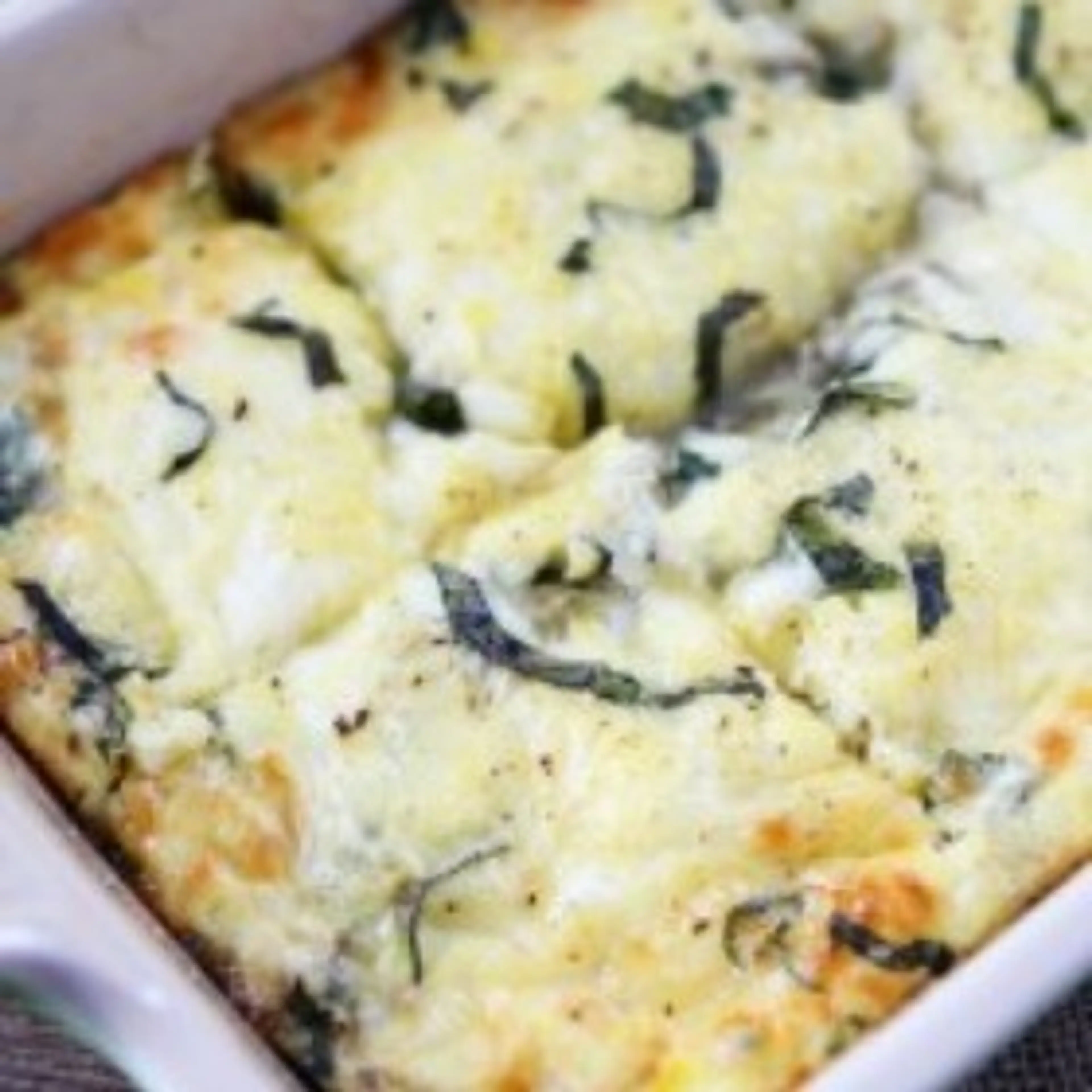 Spinach Artichoke Egg Casserole