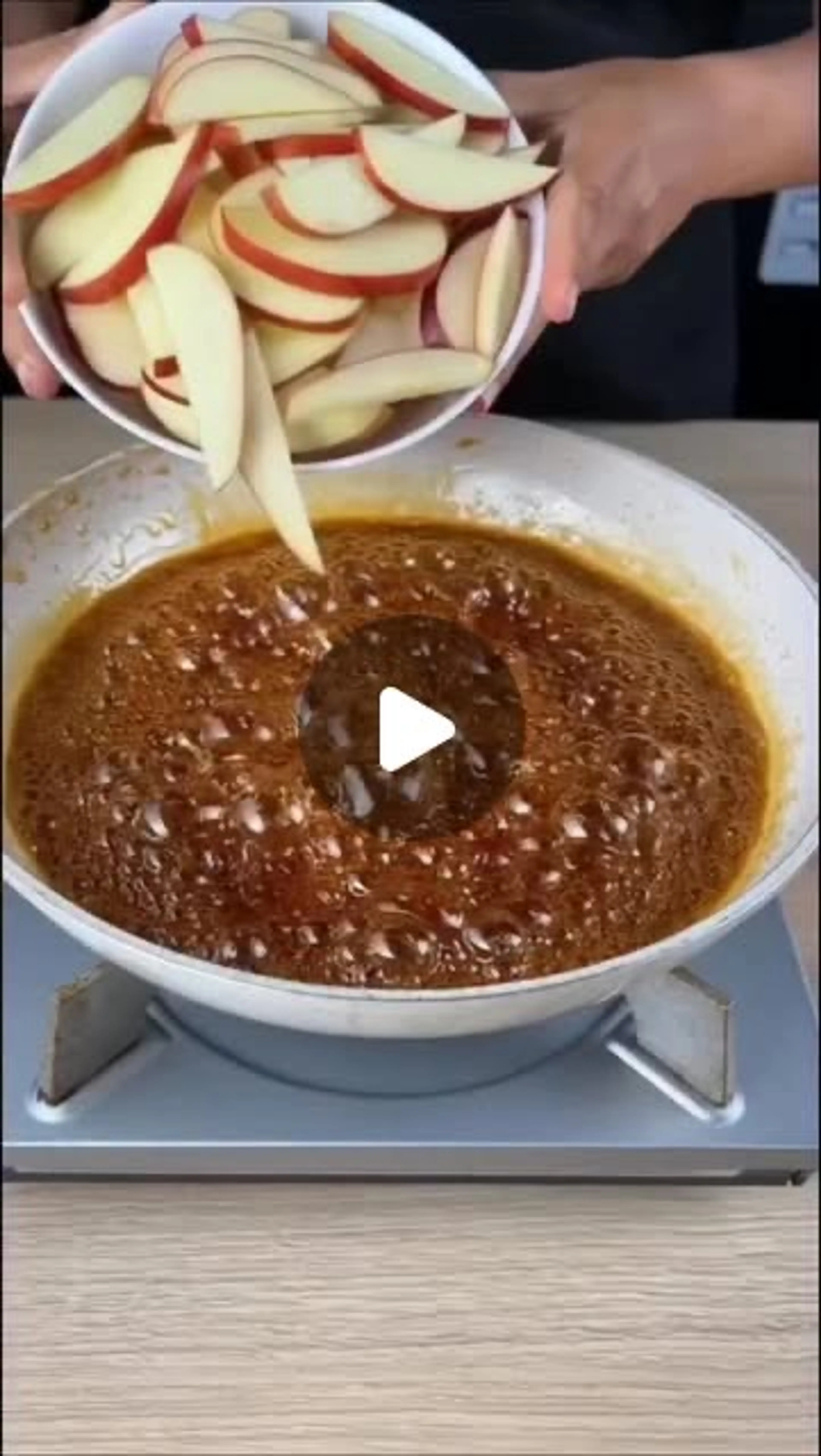 Carmel Apple Upside Down Cake