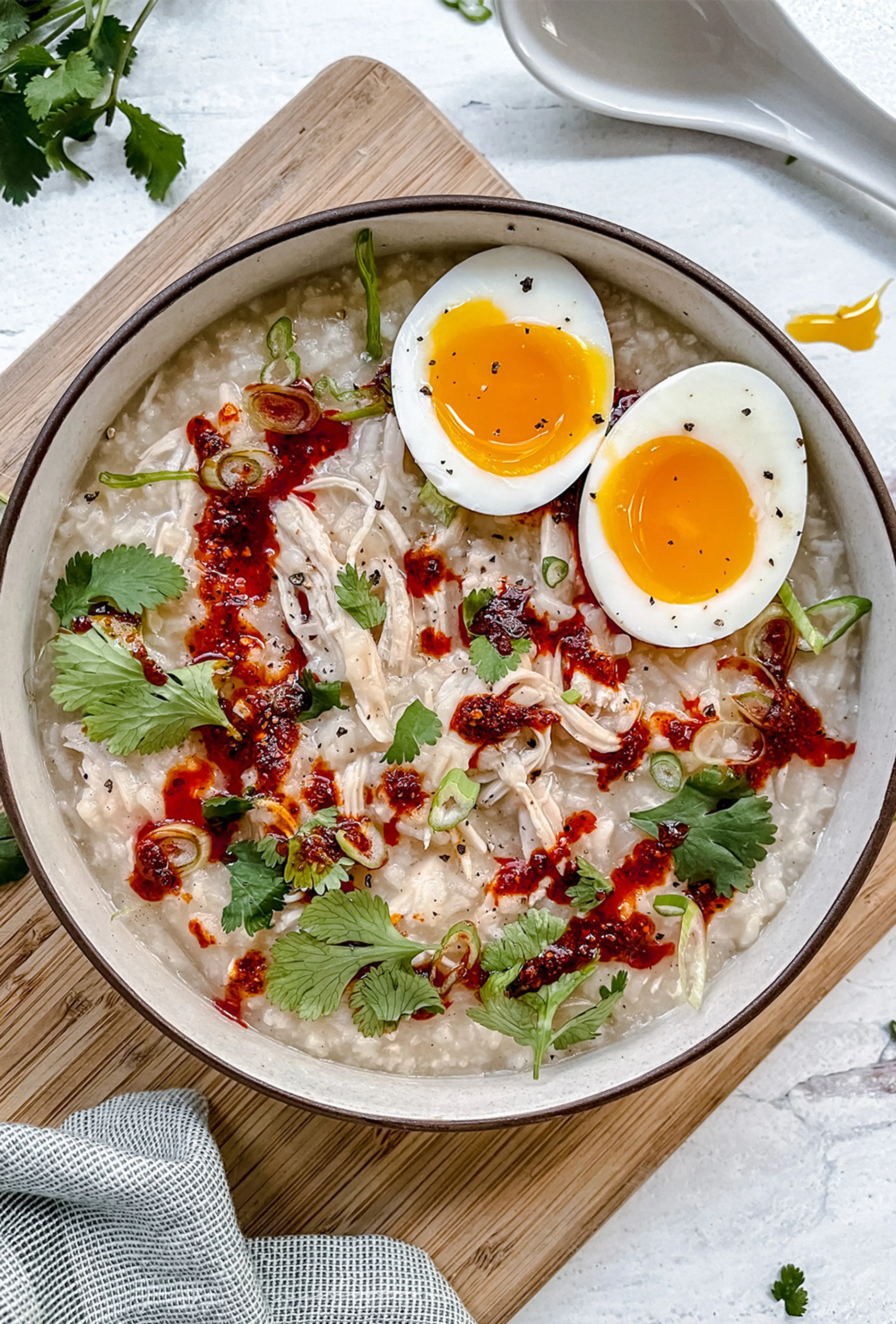 Instant Pot Chao Ga (Vietnamese Rice Porridge)