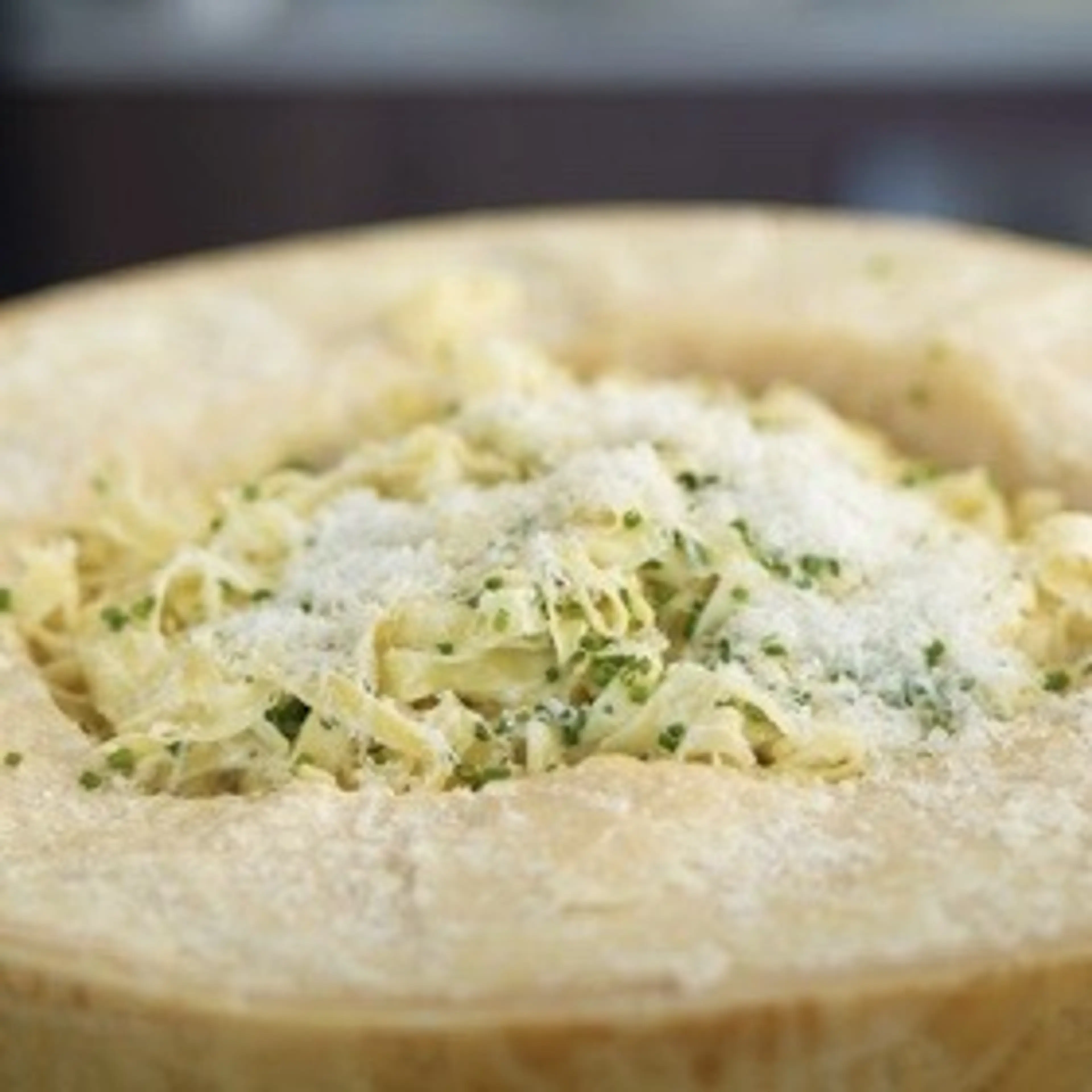 Parmesan Wheel Pasta