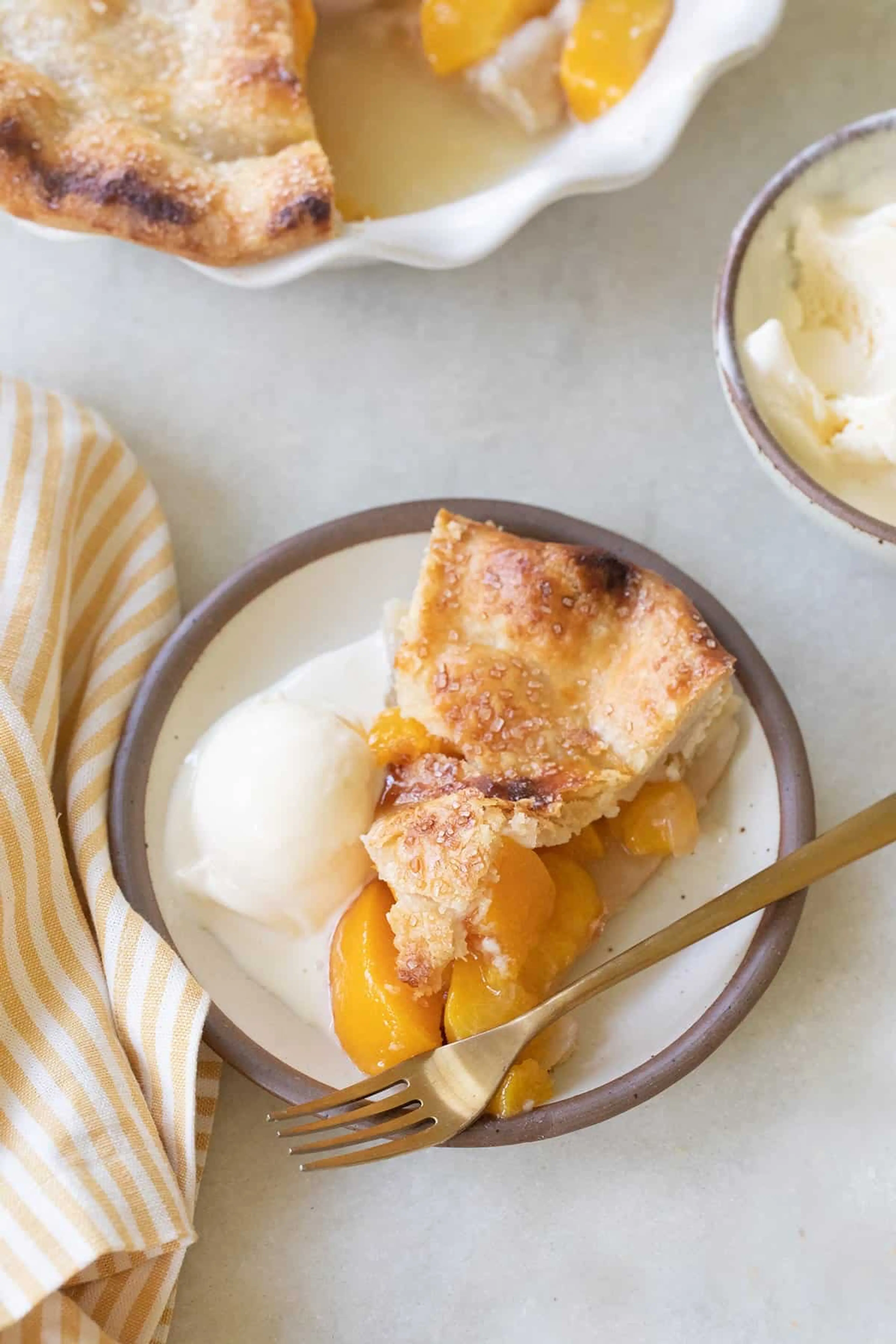 Canned Peach Pie Recipe