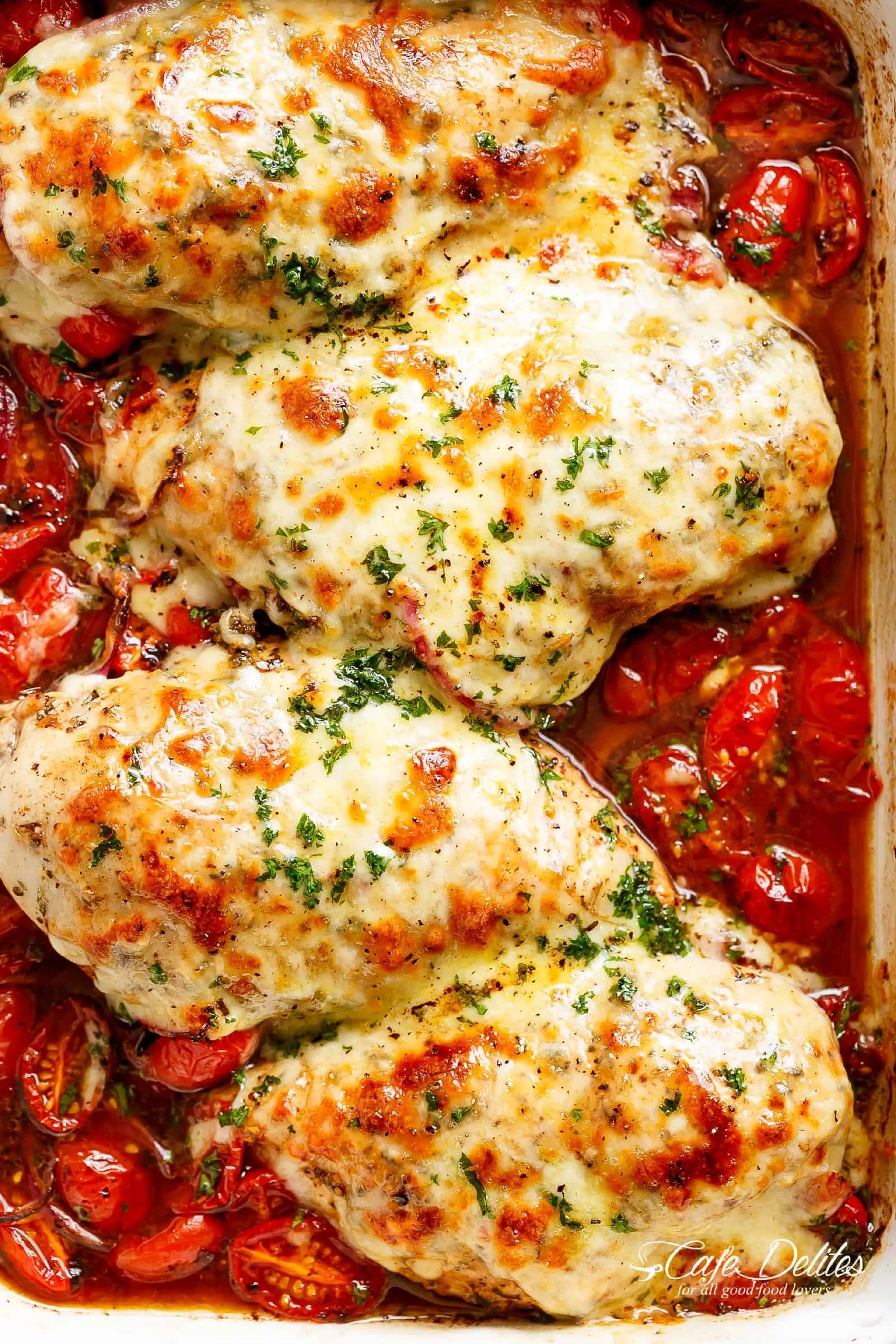 Balsamic Baked Chicken Breast With Balsamic Tomato Sauce and