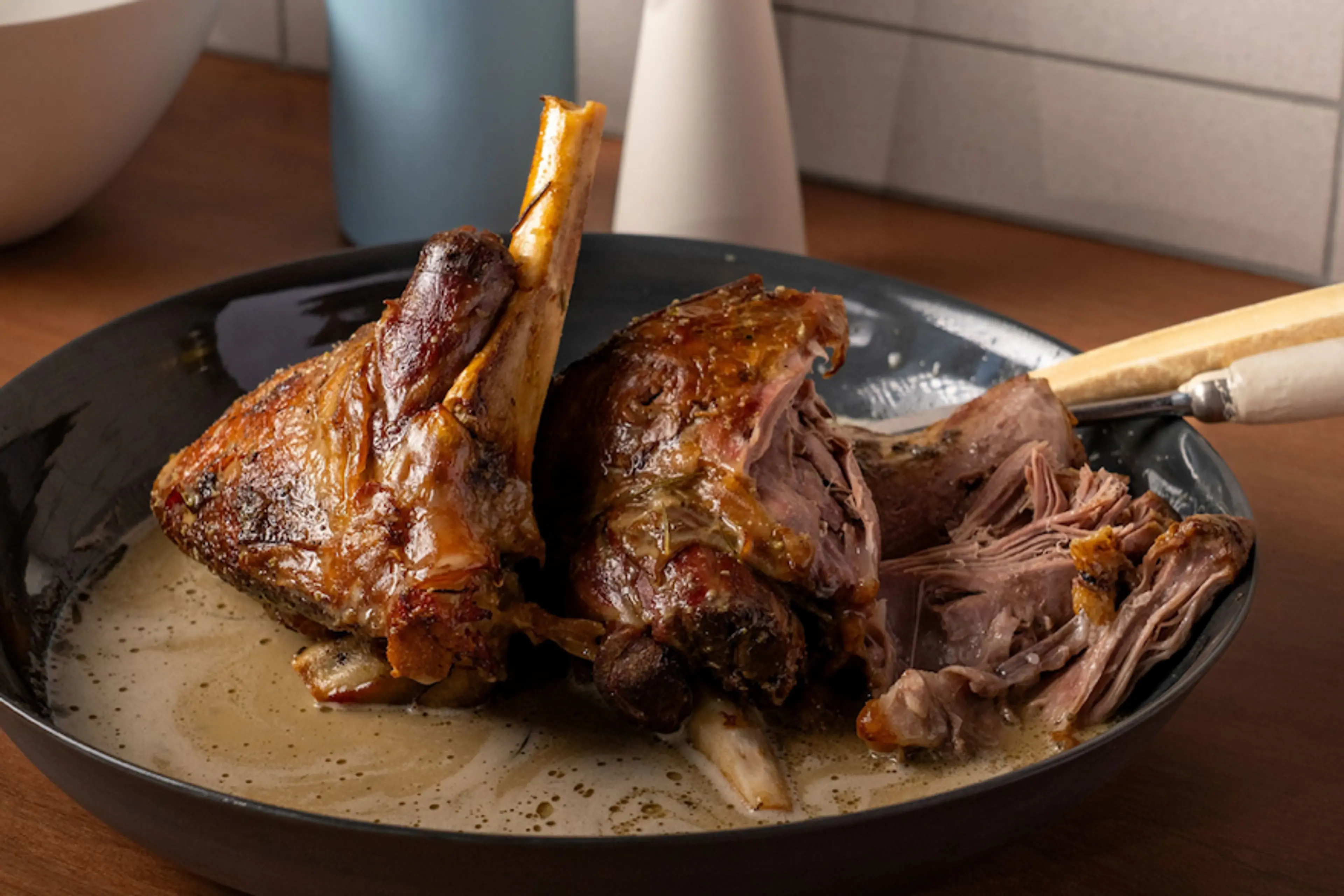 Slow Roasted Leg of Lamb