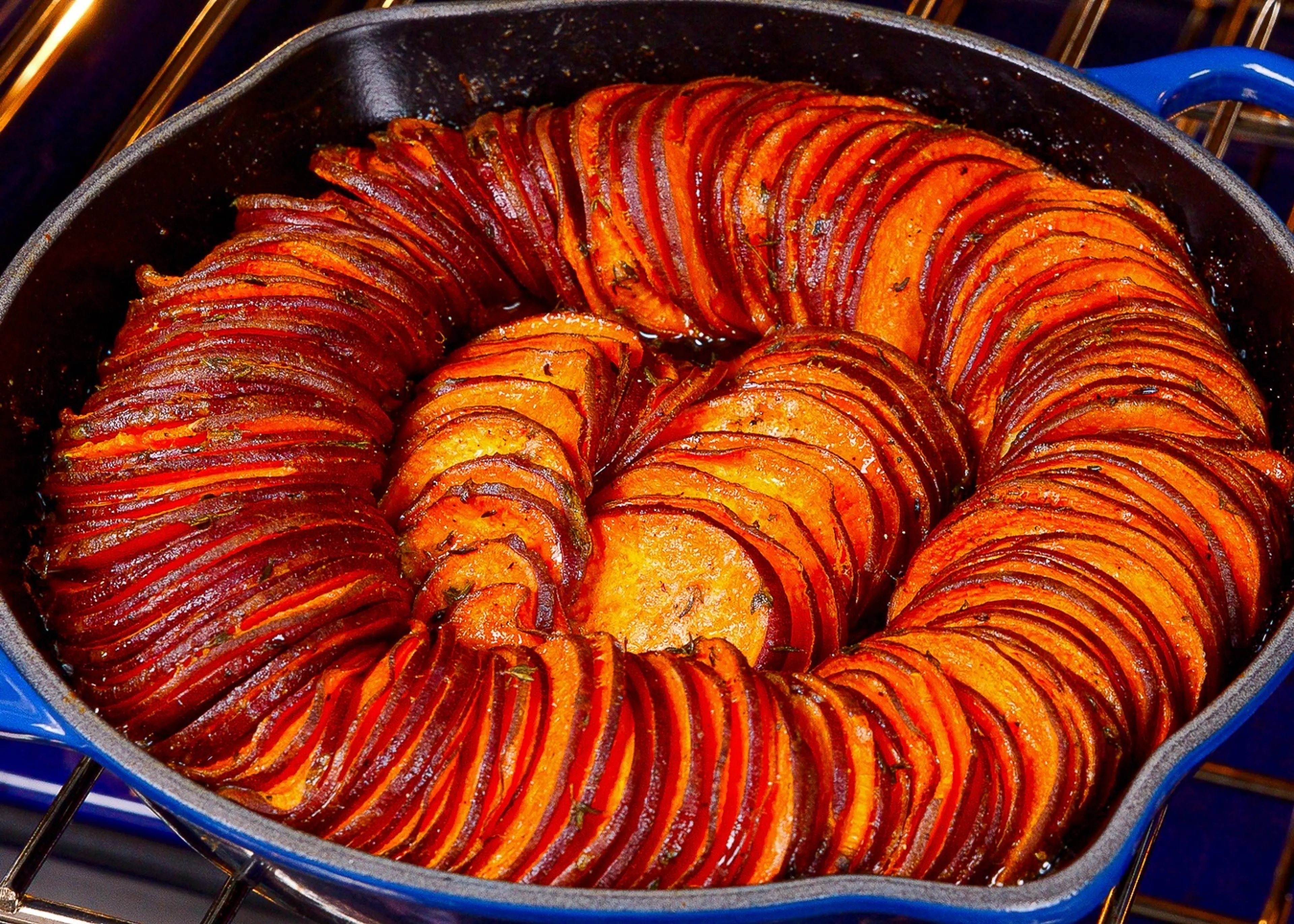 Sweet Potato Flower Casserole