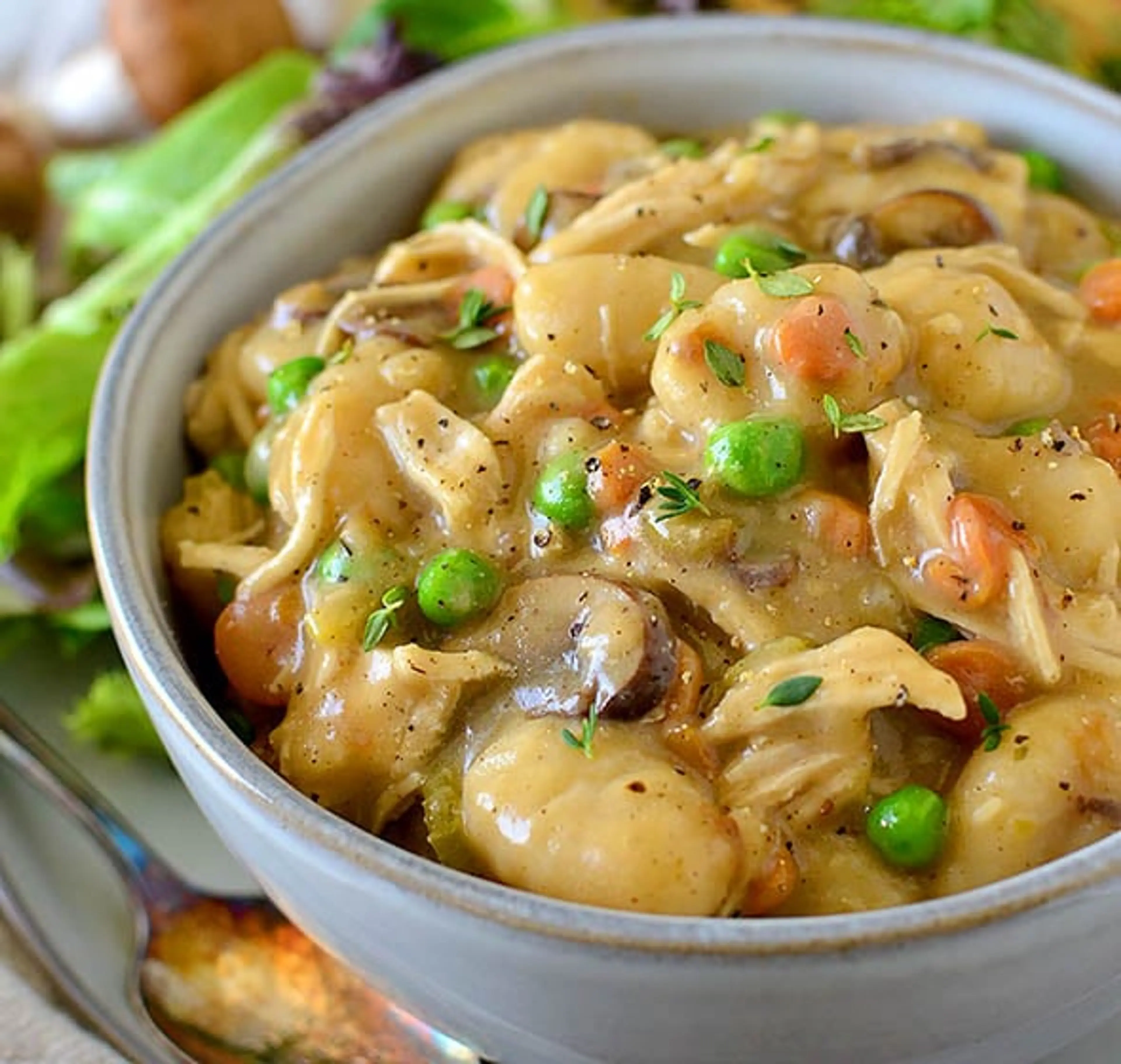 One Pot Gnocchi Chicken Pot Pie