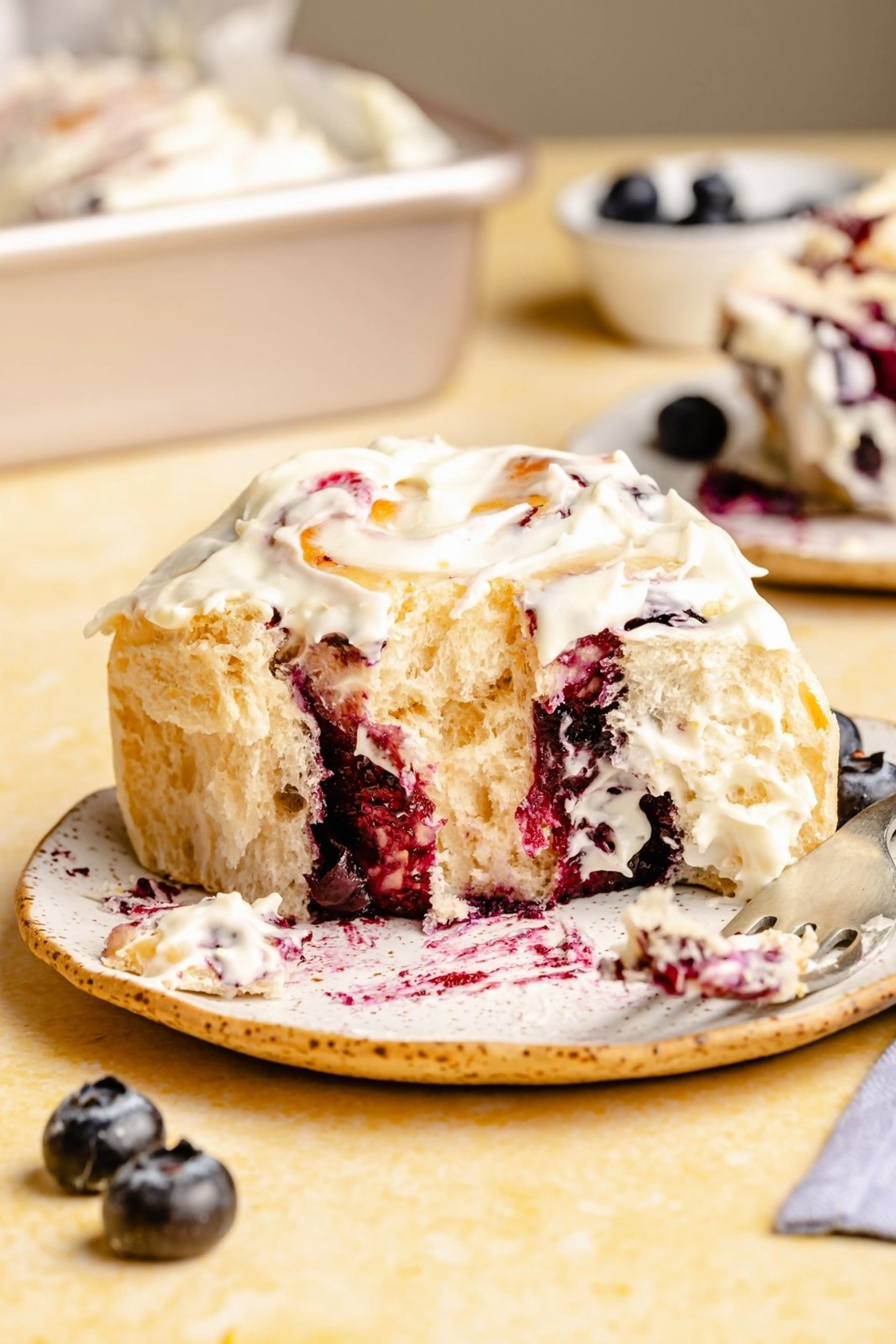 Lemon Lover’s Lemon Blueberry Sweet Rolls