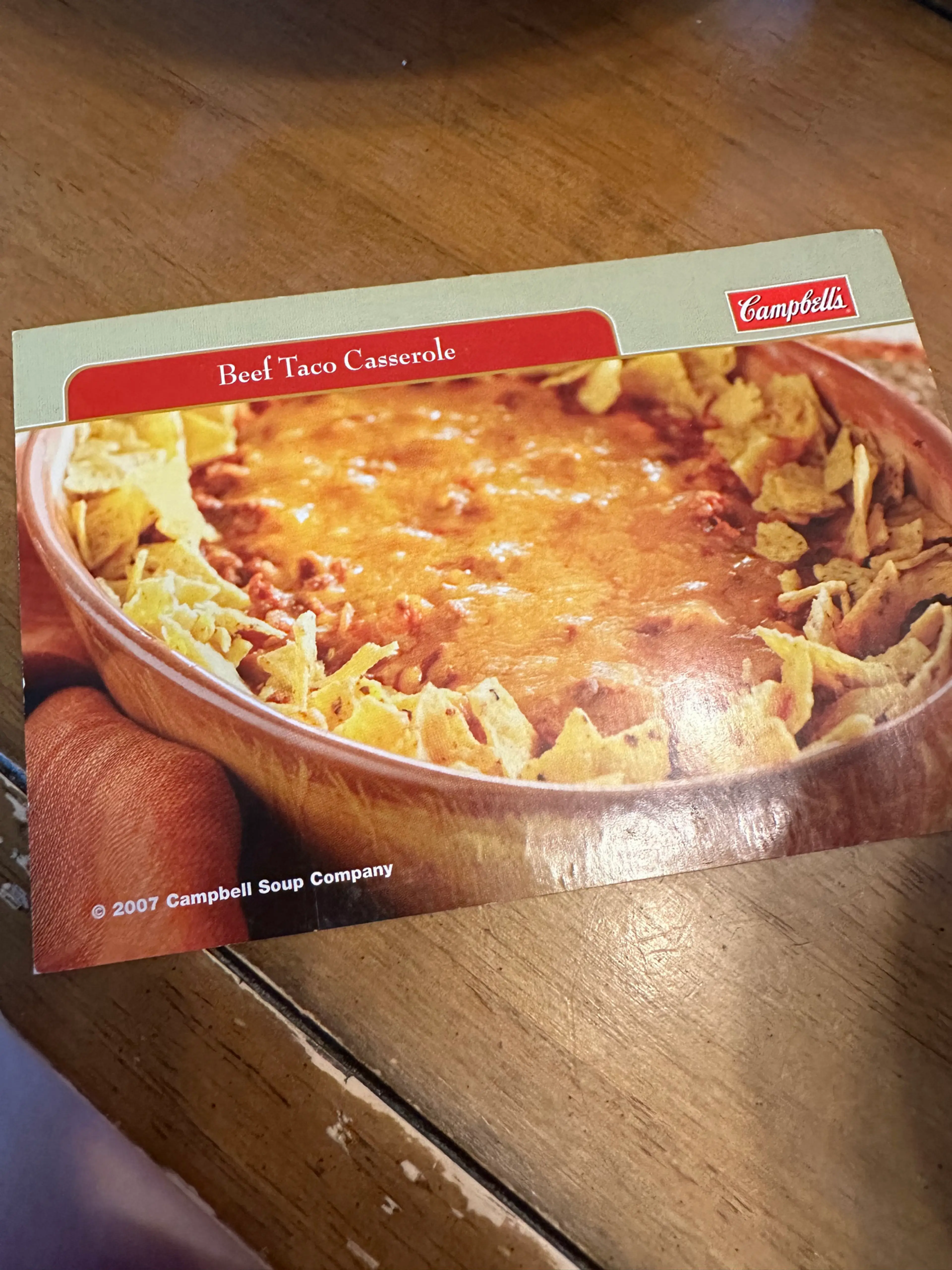Beef Taco Casserole