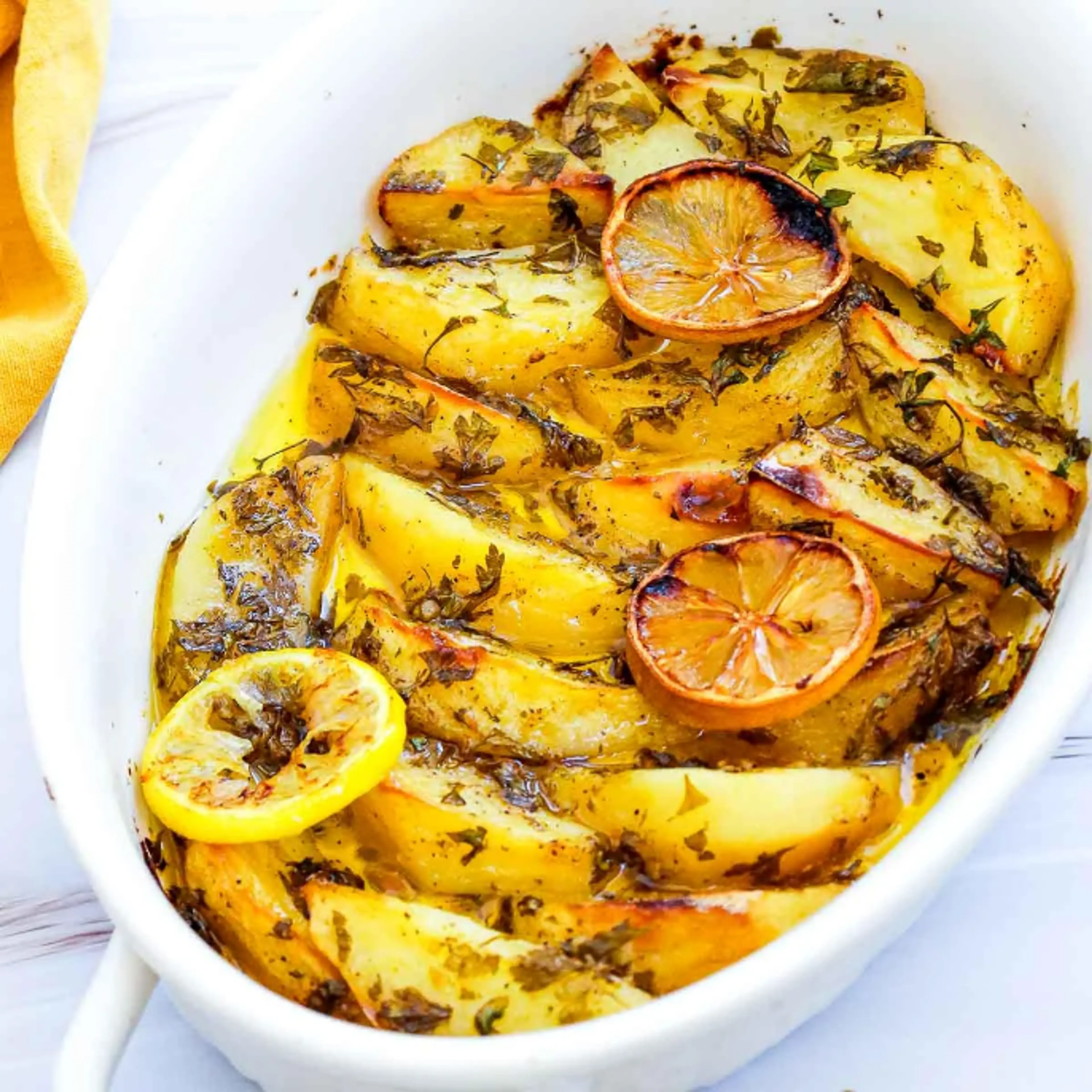 Greek Lemon Potatoes (Patates Lemonates)