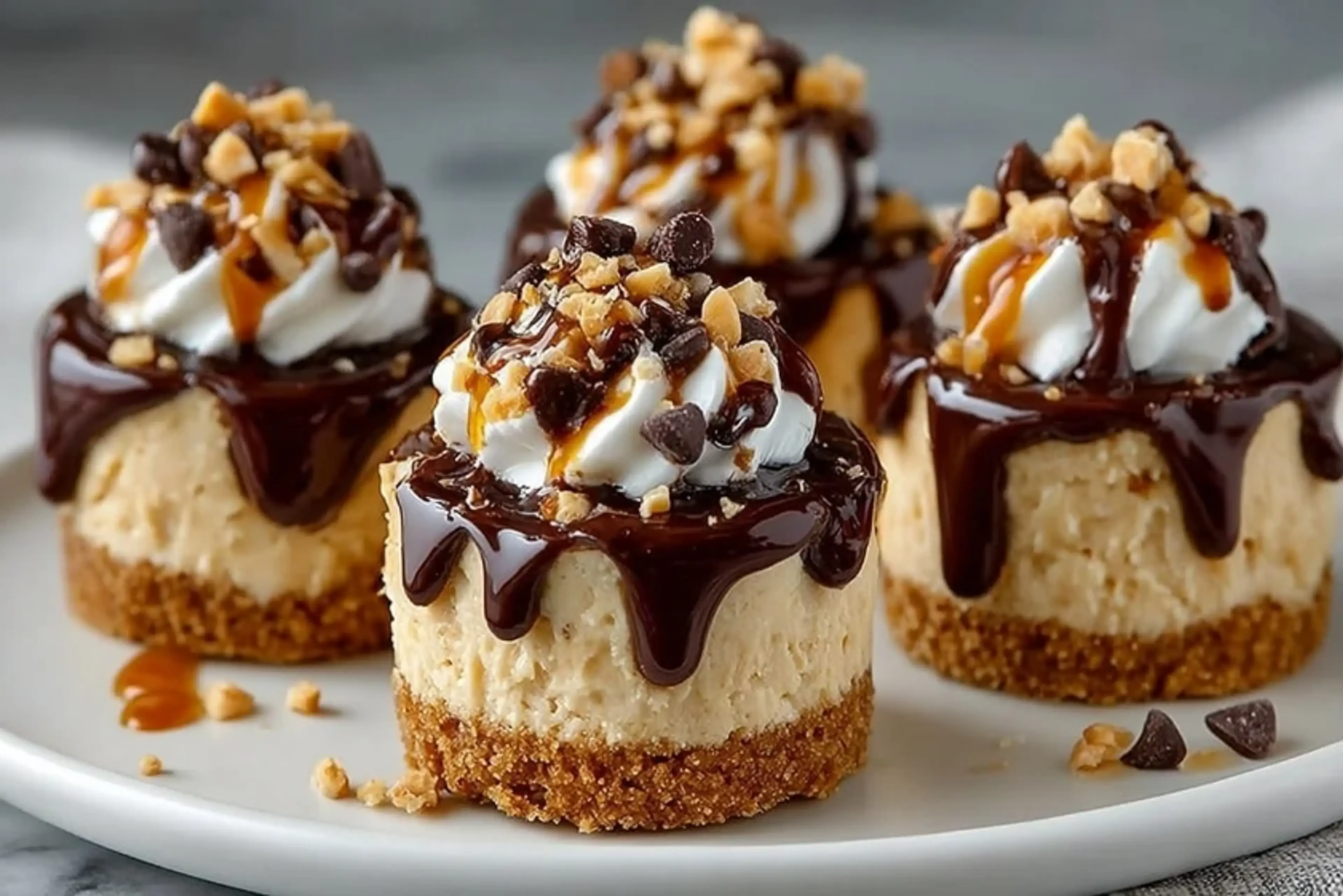 No-Bake Peanut Butter Cheesecake Bites