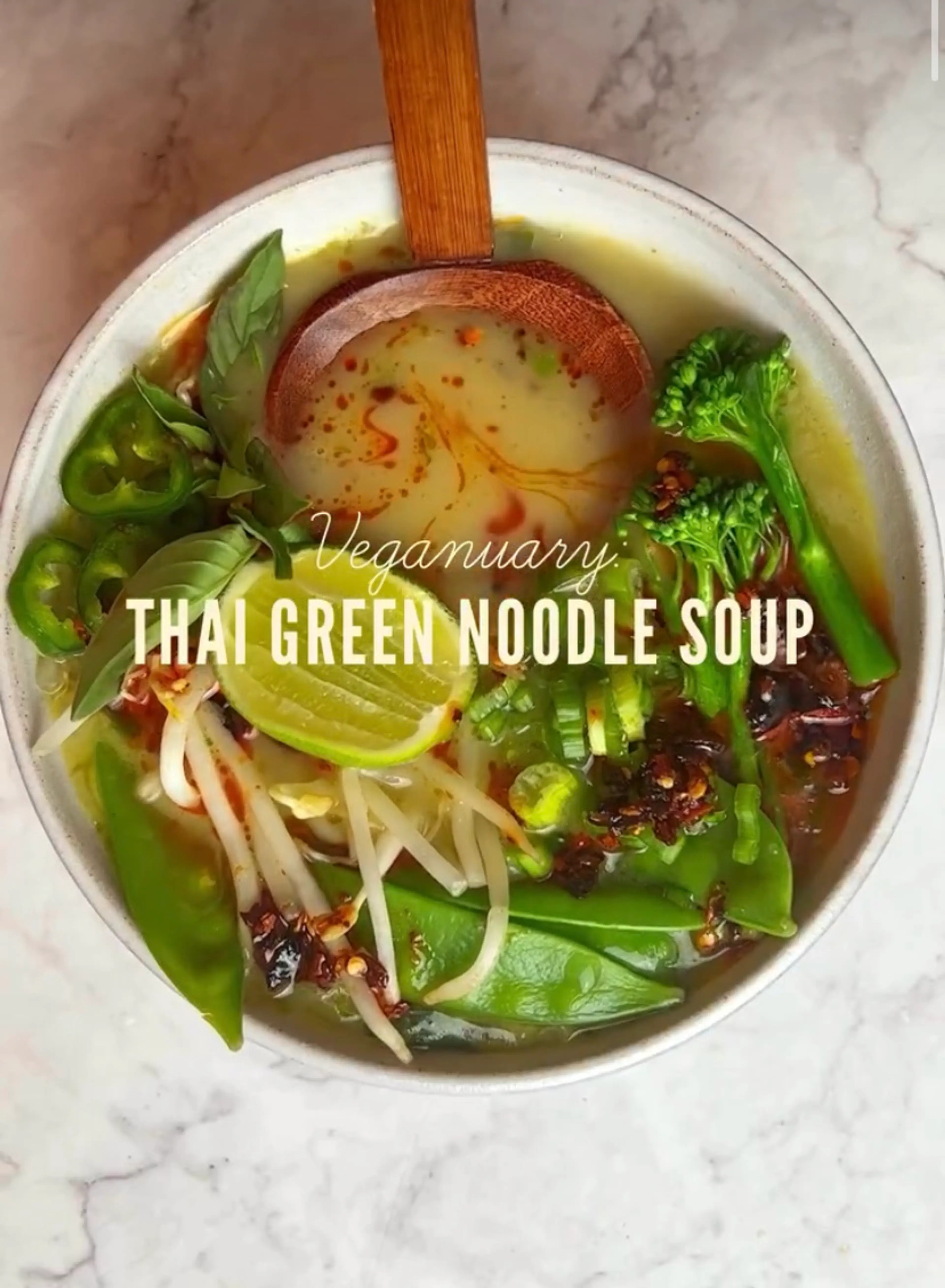 Thai Green Noodle Soup
