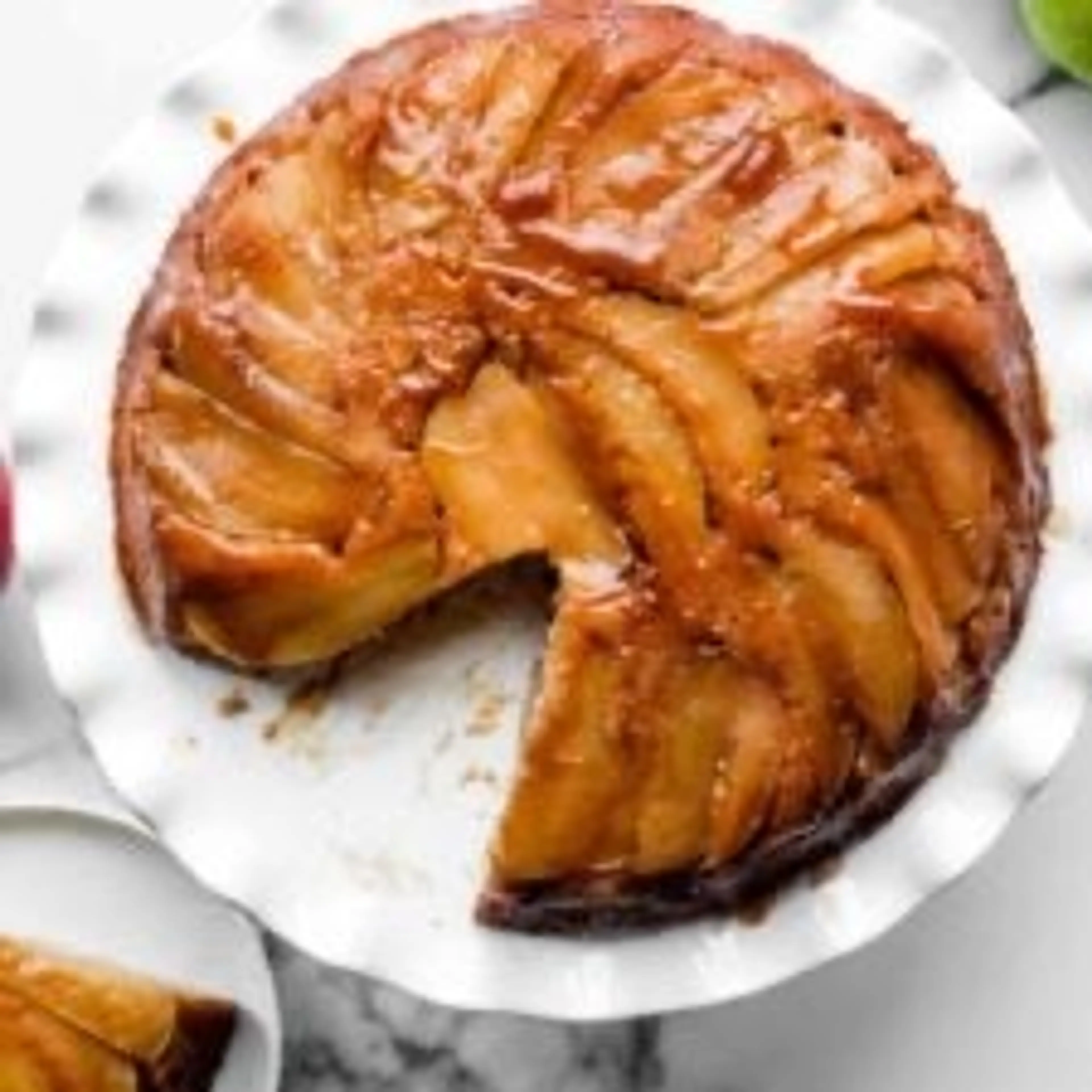 Caramel Apple Upside Down Cake