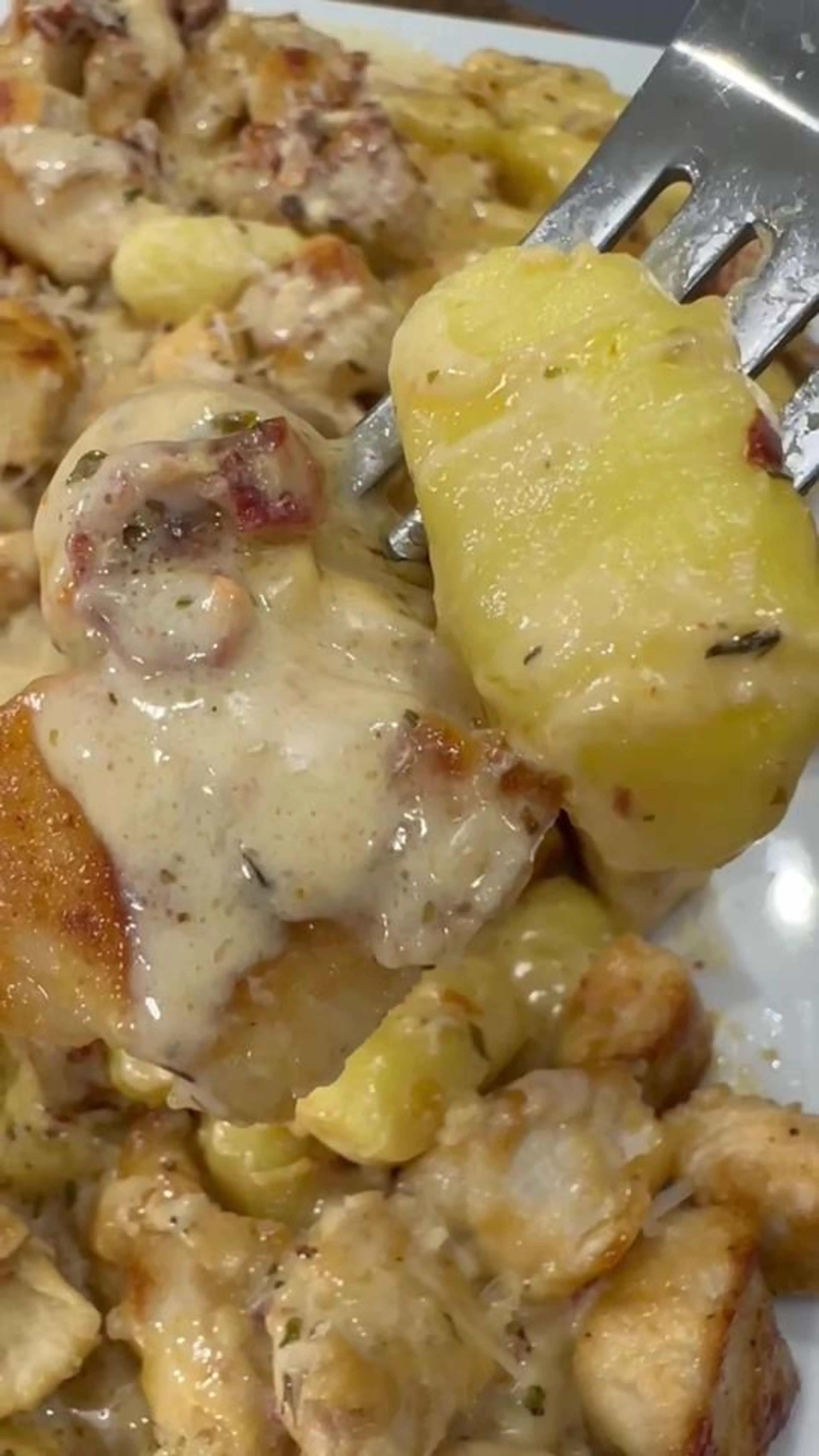 Creamy Chicken and Gnocchi Is a Delicious One Pan Meal