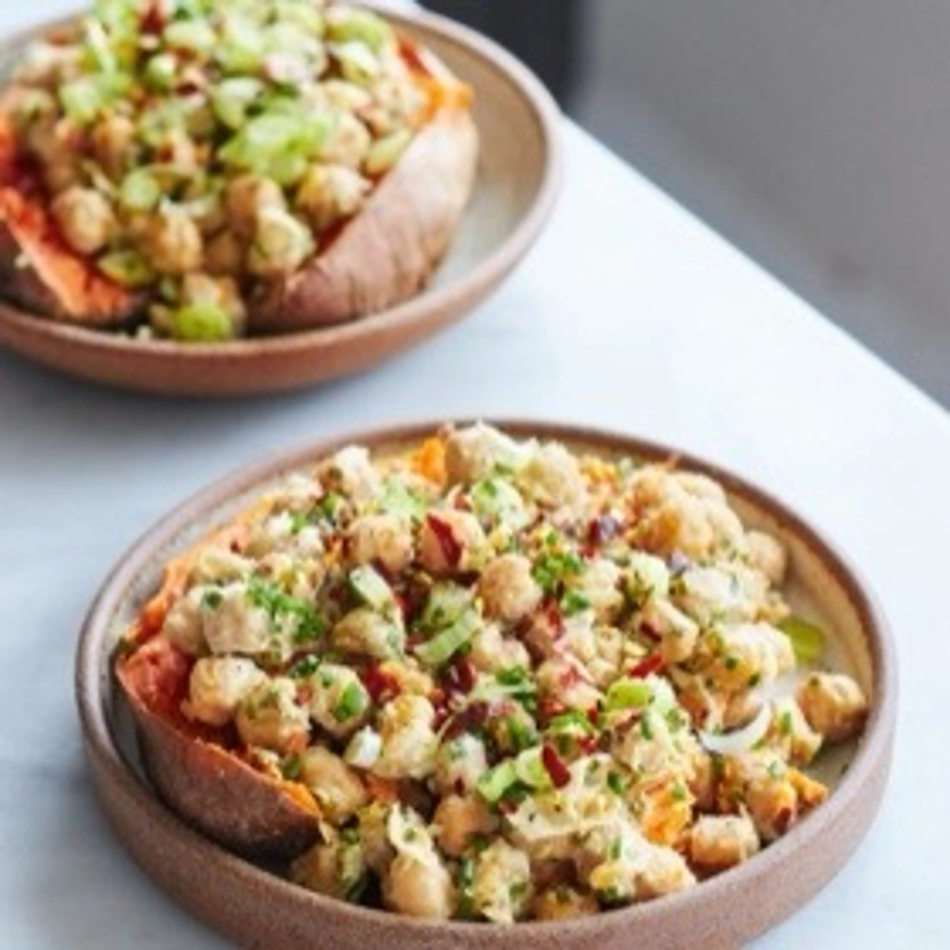Creamy Kale & Sweet Potato Salad
