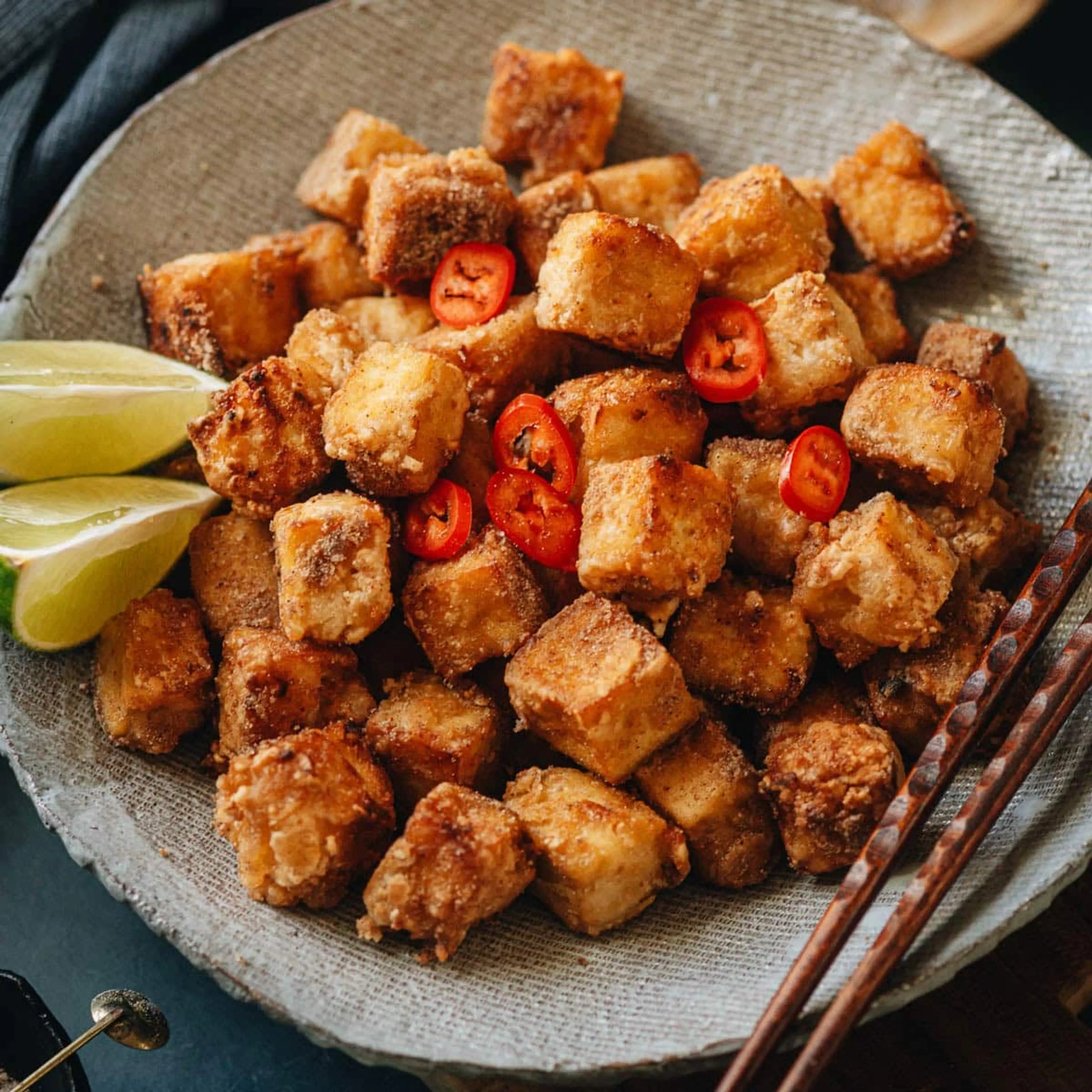Salt and Pepper Tofu (椒盐豆腐)