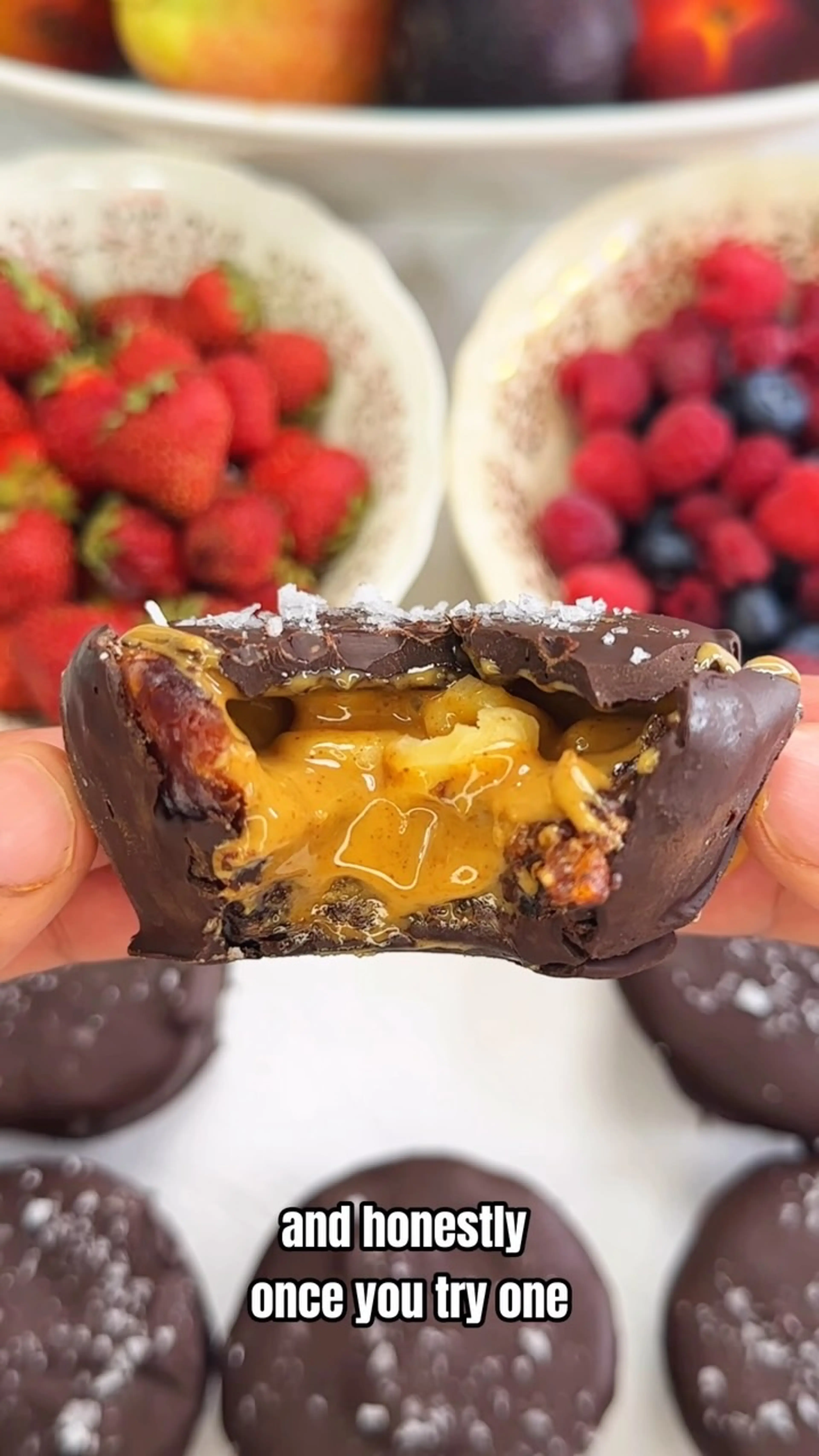 Viral Chocolate Peanut Butter Date Cups