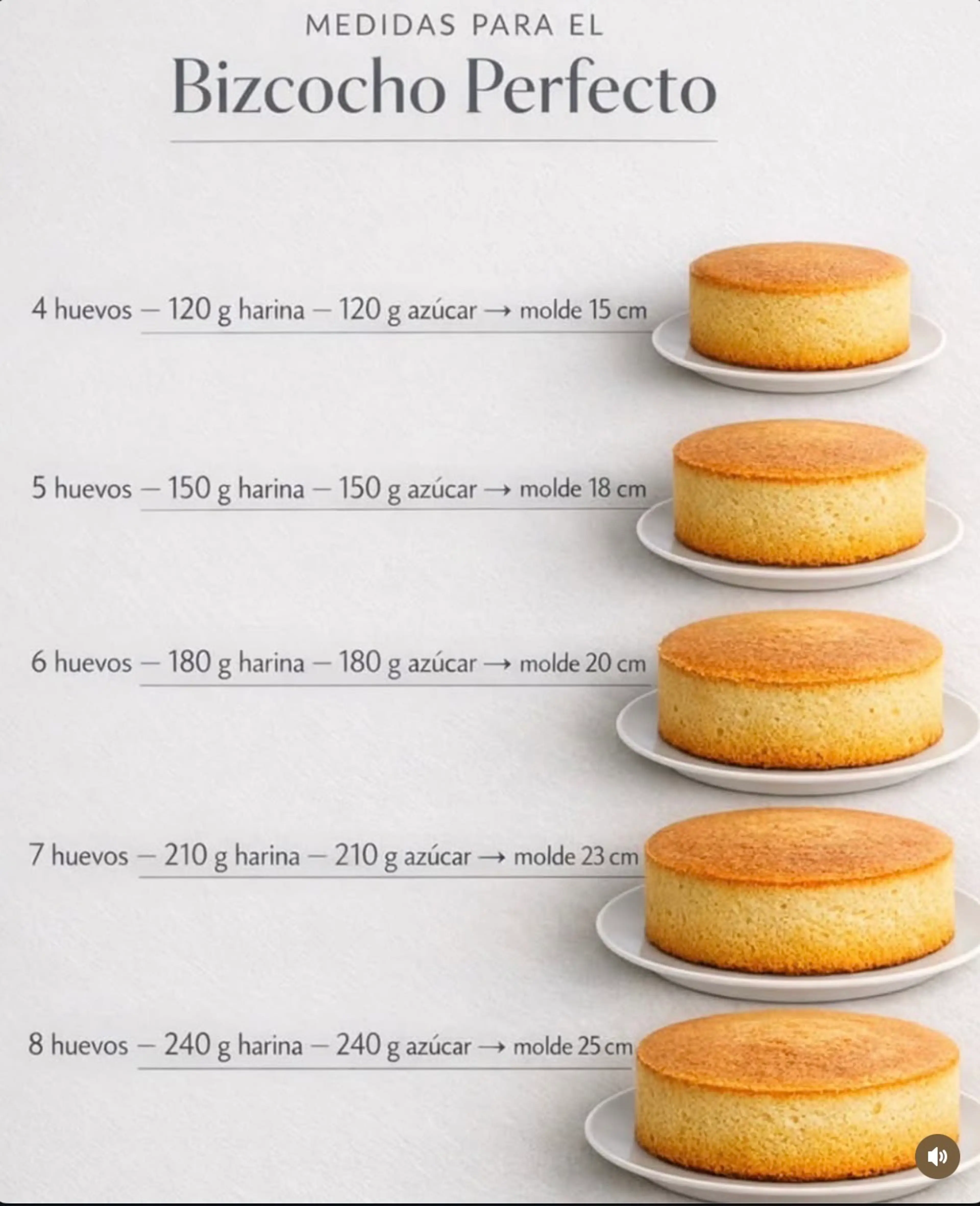 Bizcocho Perfecto (sin Polvo De Hornear