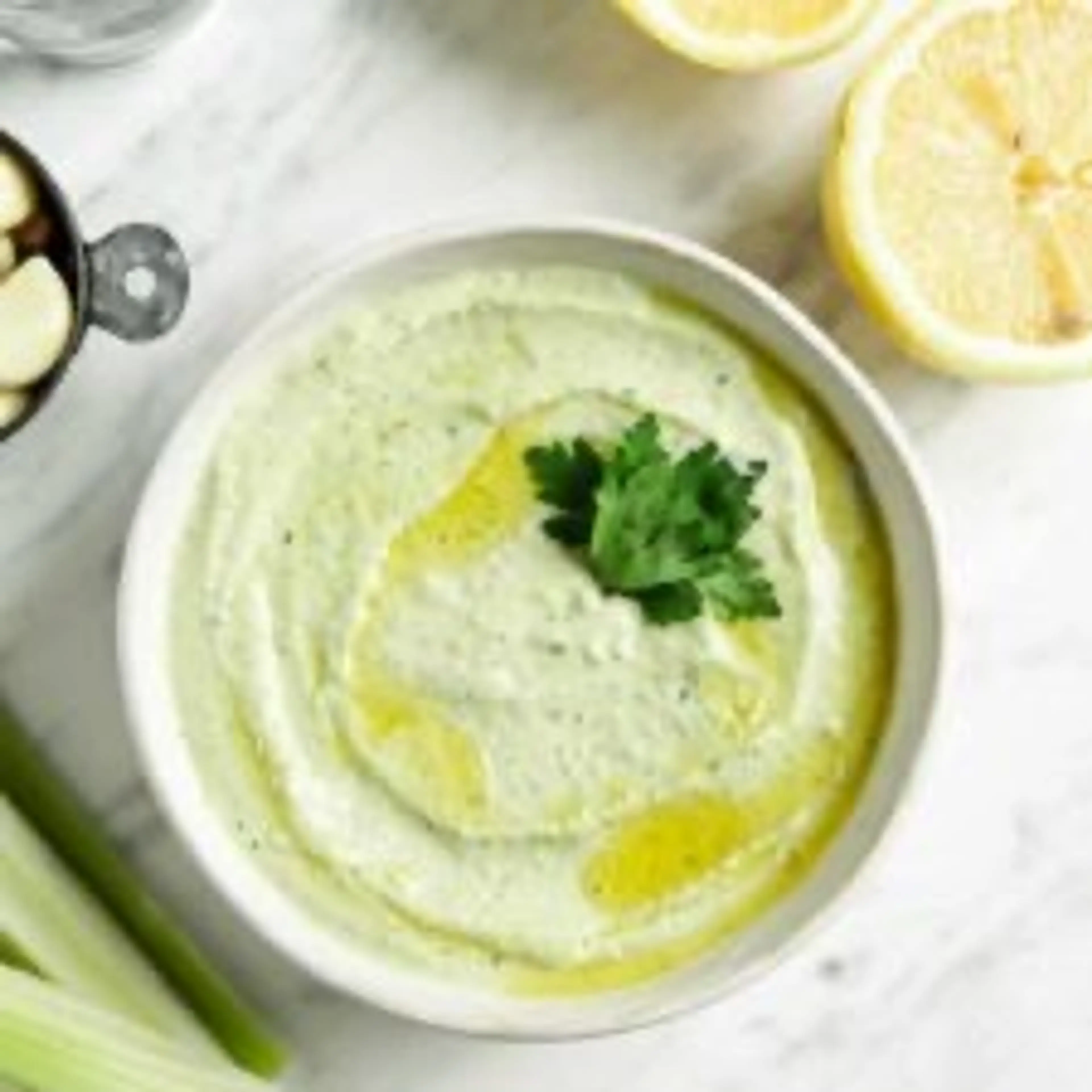 Easy Zucchini "Hummus" (no chickpeas)