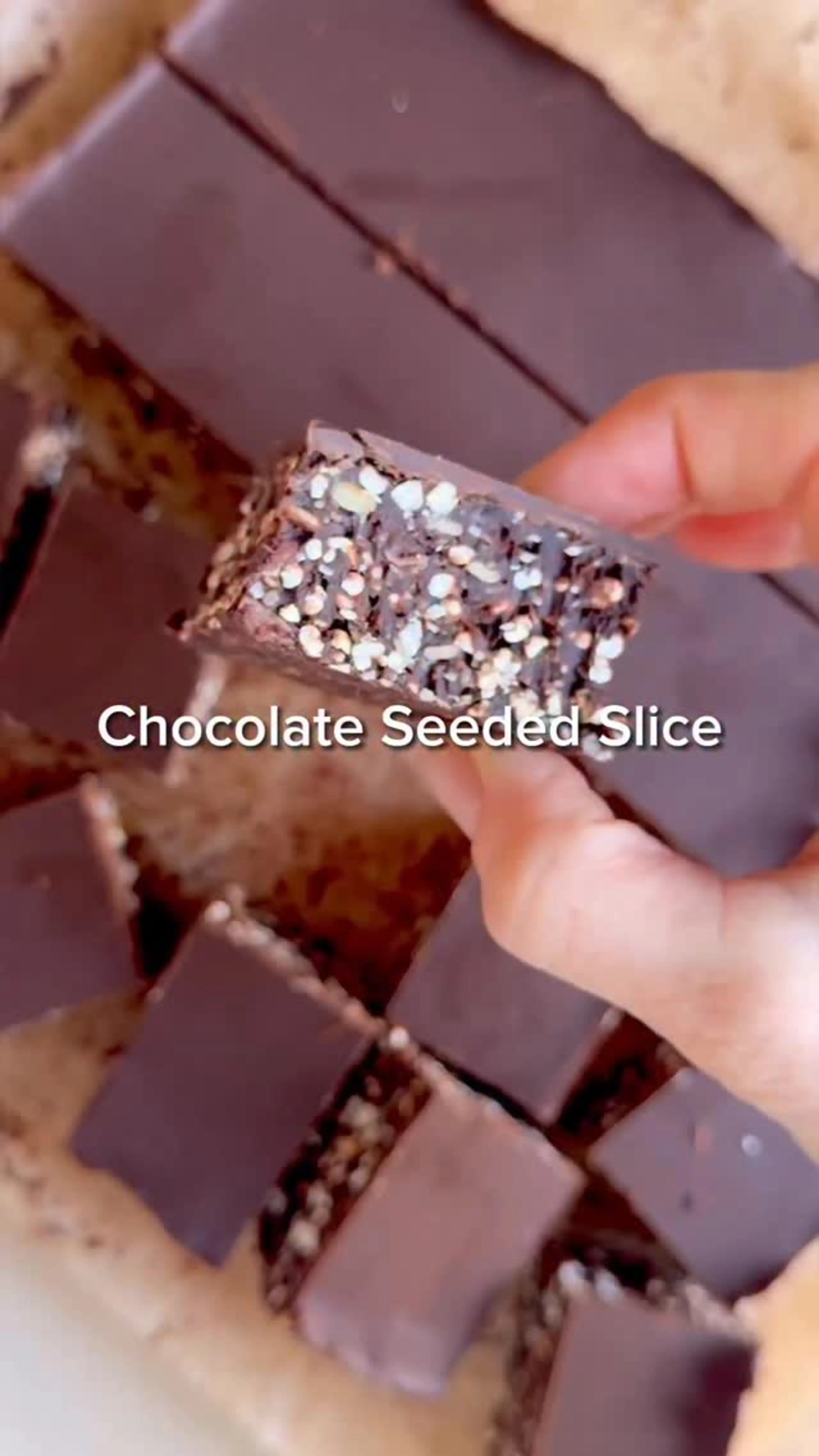 Chocolate Seeded Slice