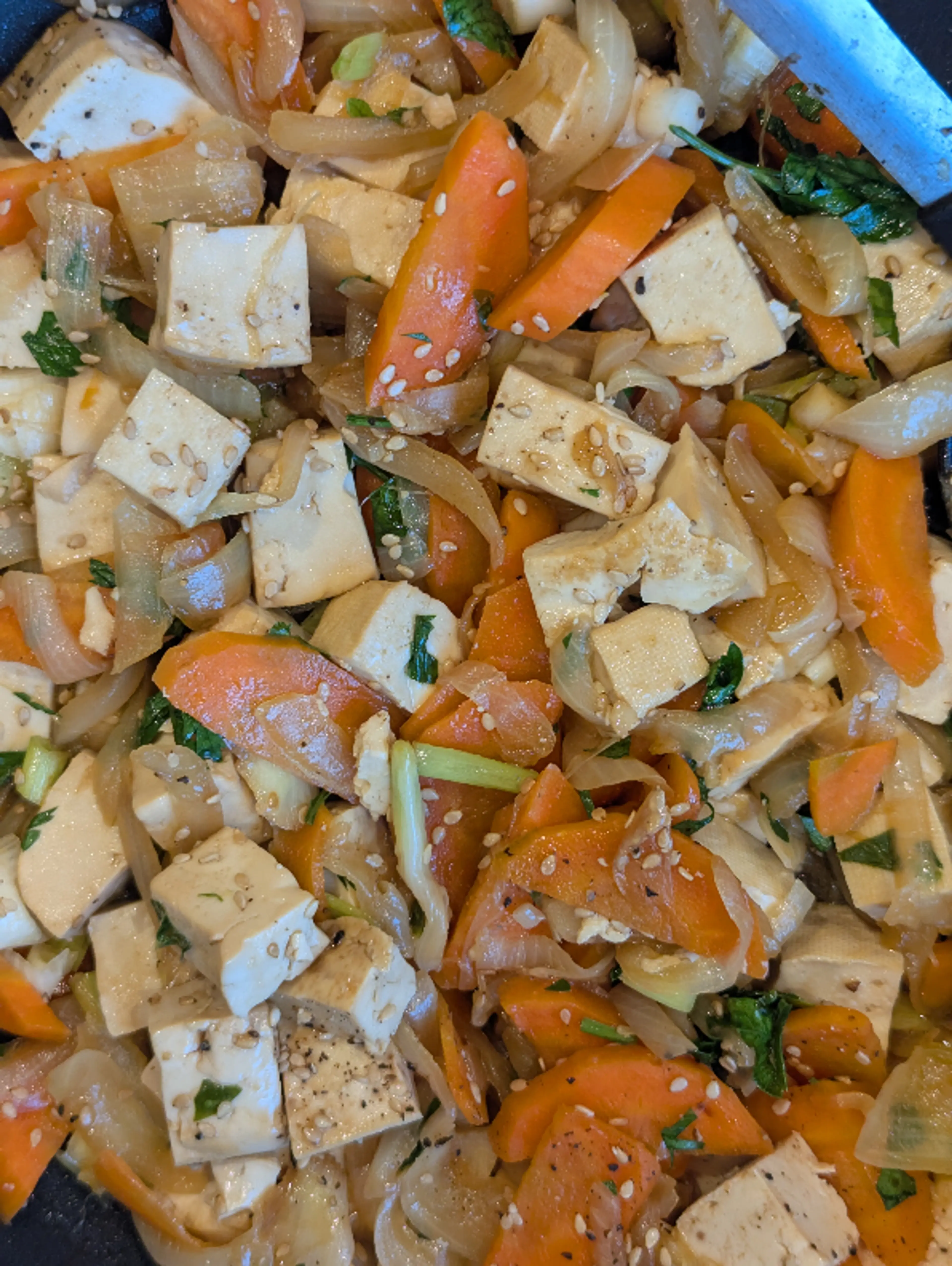 🇯🇵🥕🧅 Tofu aux oignons et carottes