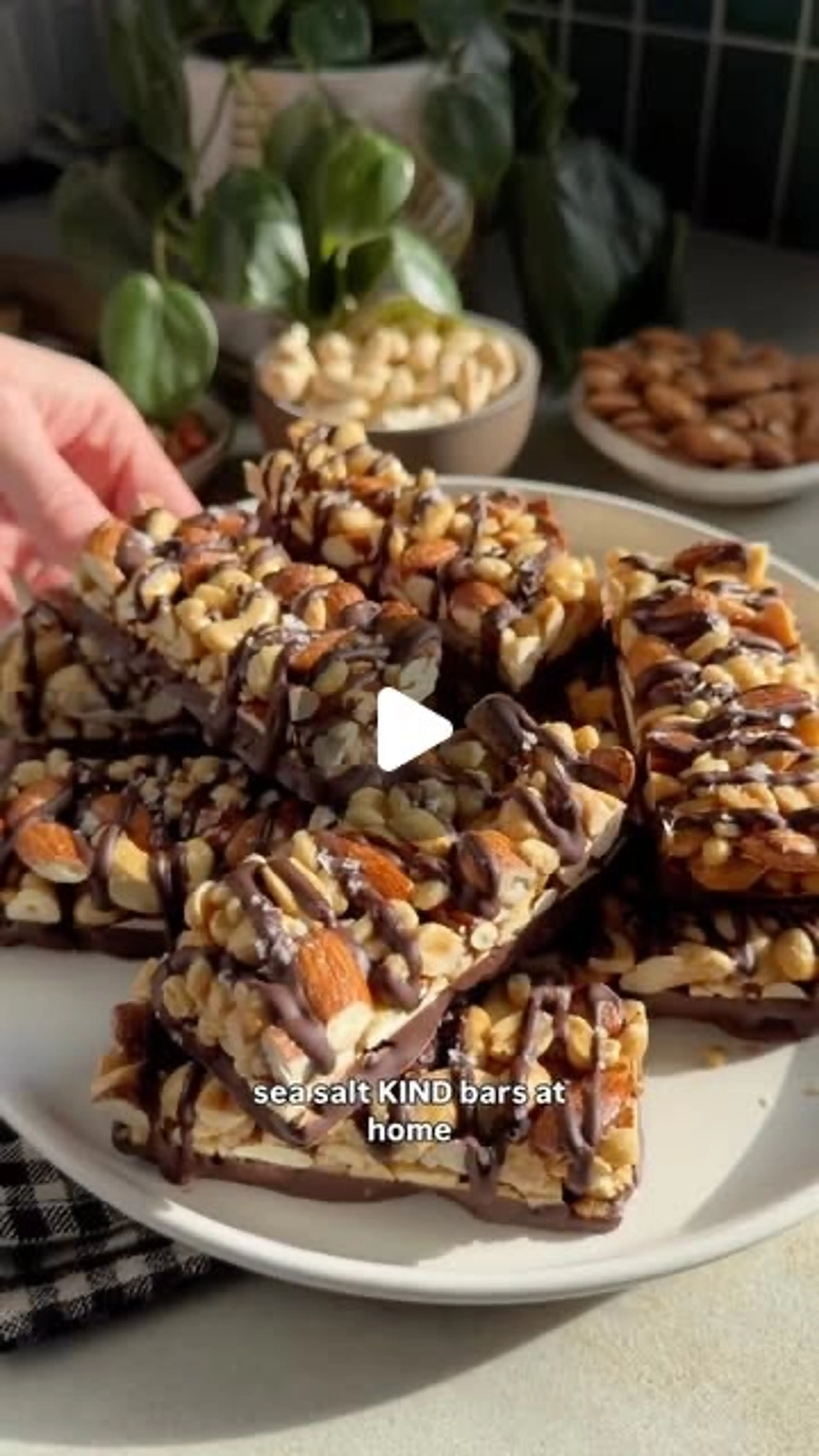 Dark Chocolate & Sea Salt Nut Bars (Copycat Kind Bar Recipe)