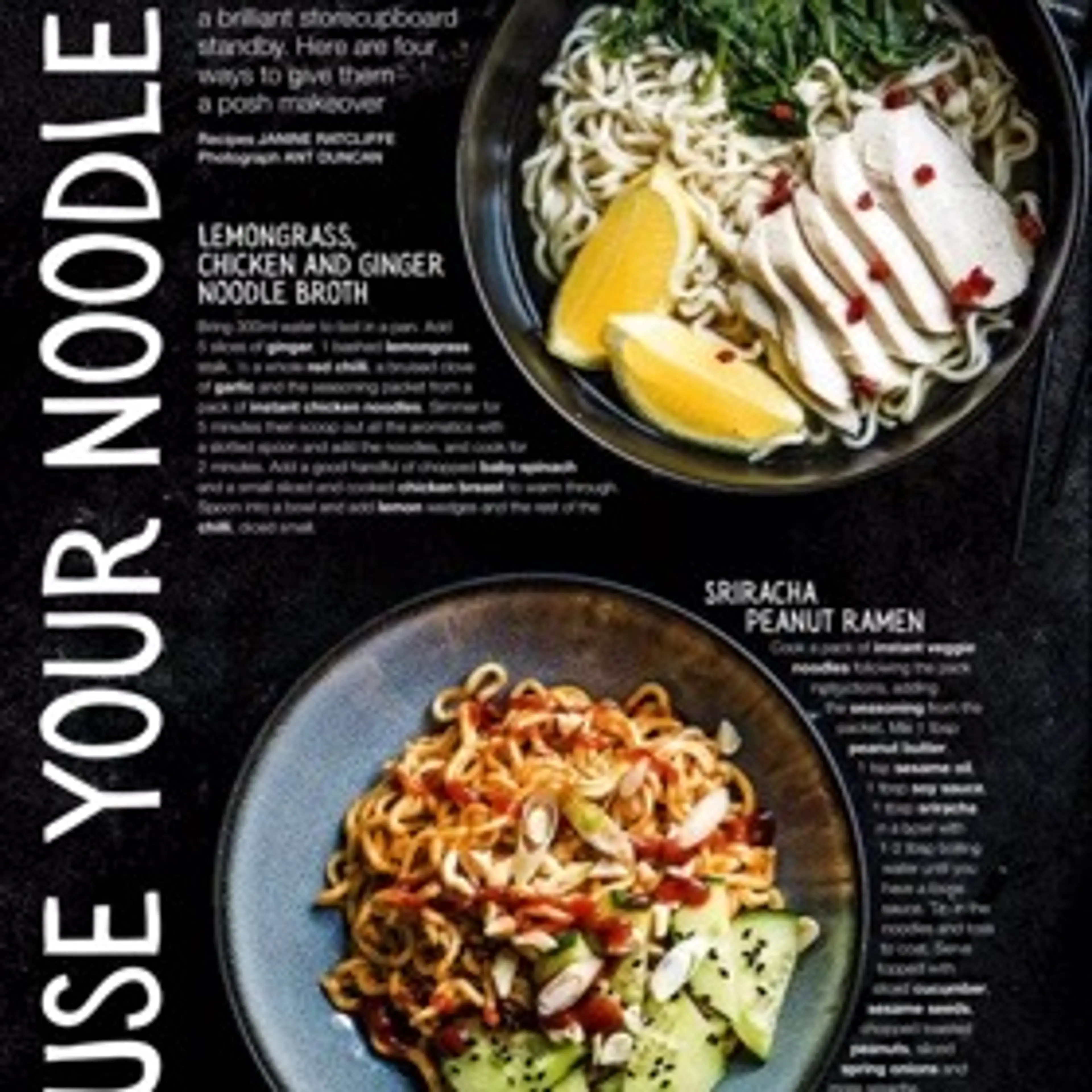 SRIRACHA PEANUT RAMEN