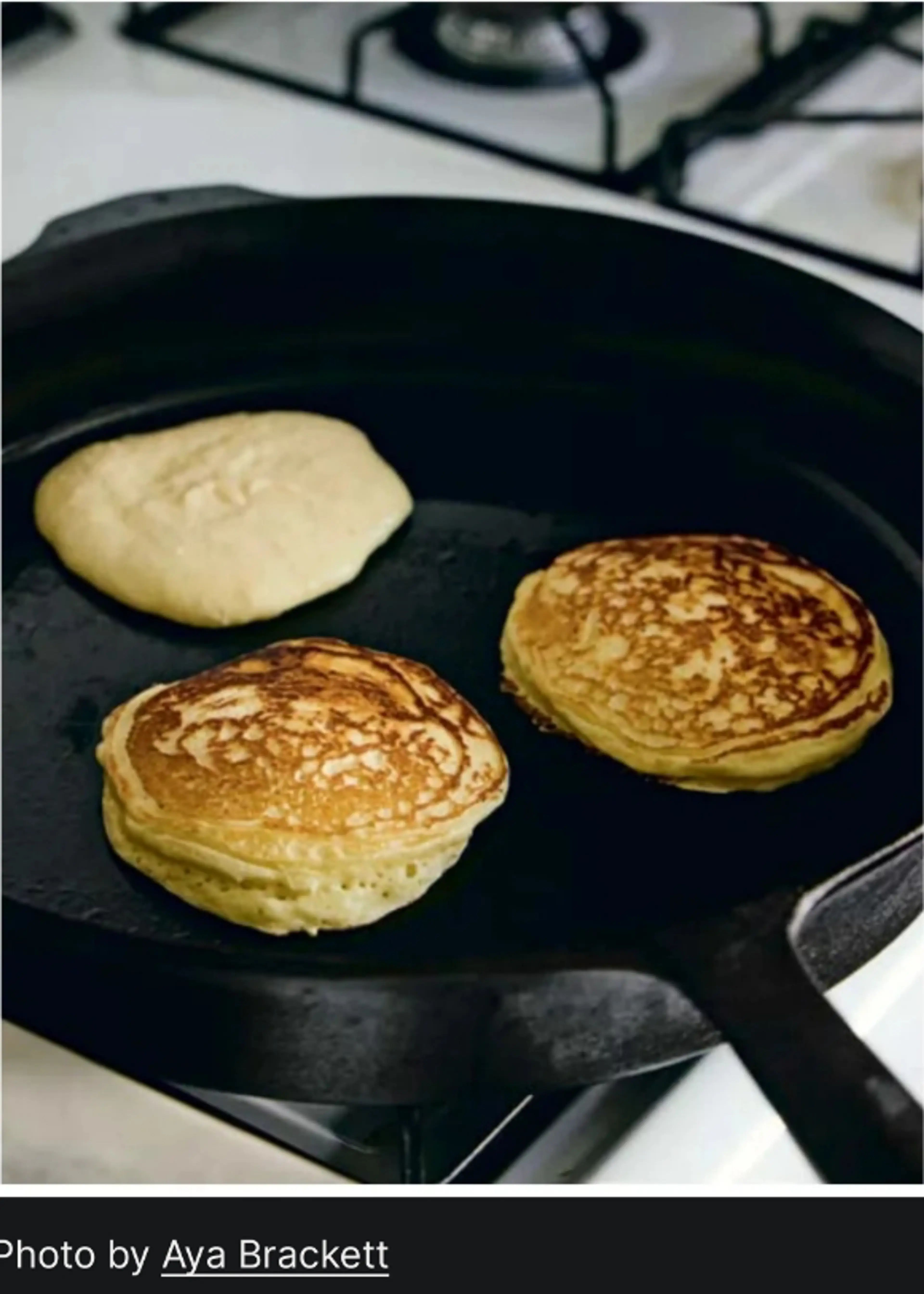 Samin's Ricotta Custard Pancakes