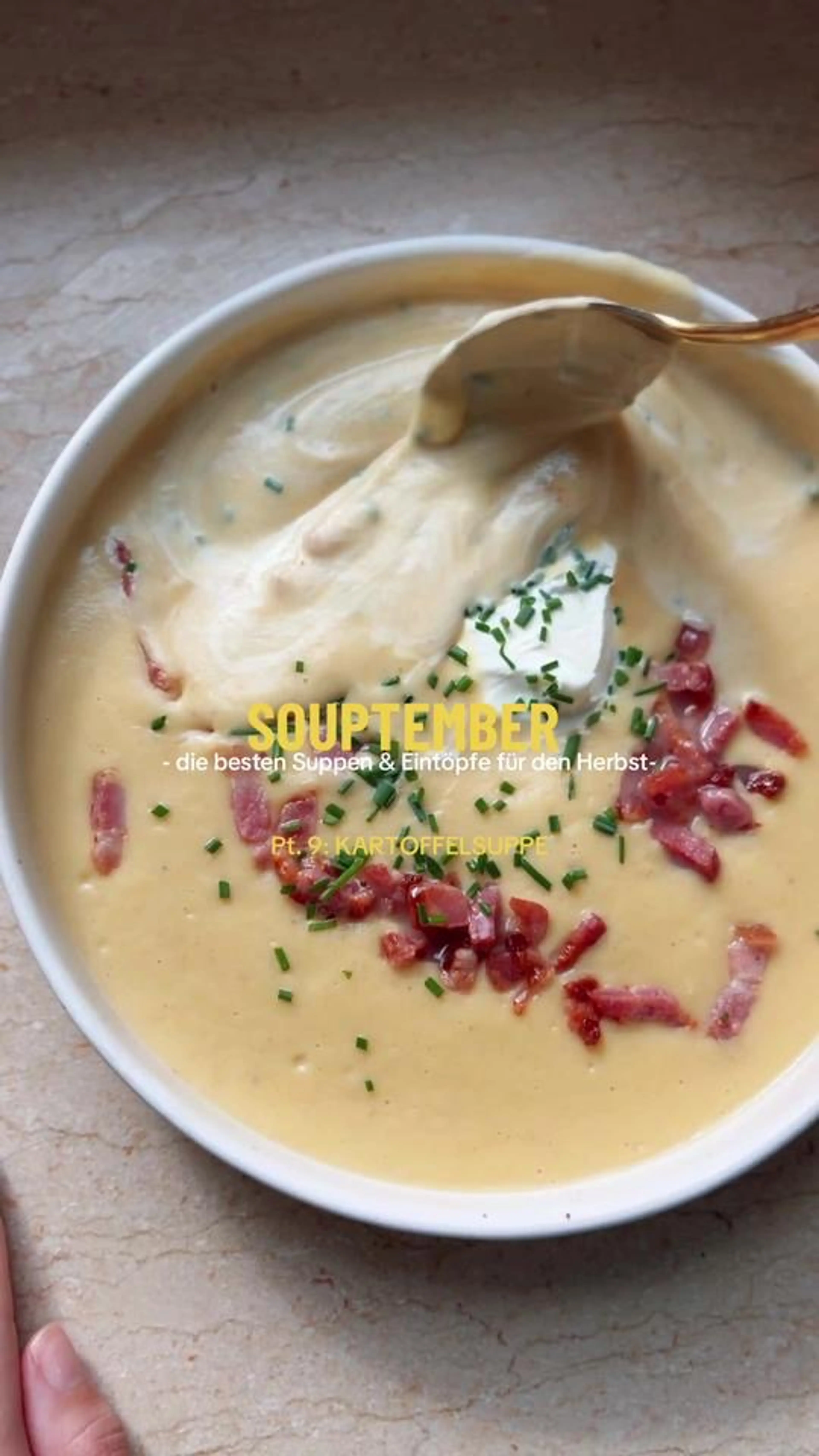 Cremige Kartoffel-lauch Suppe