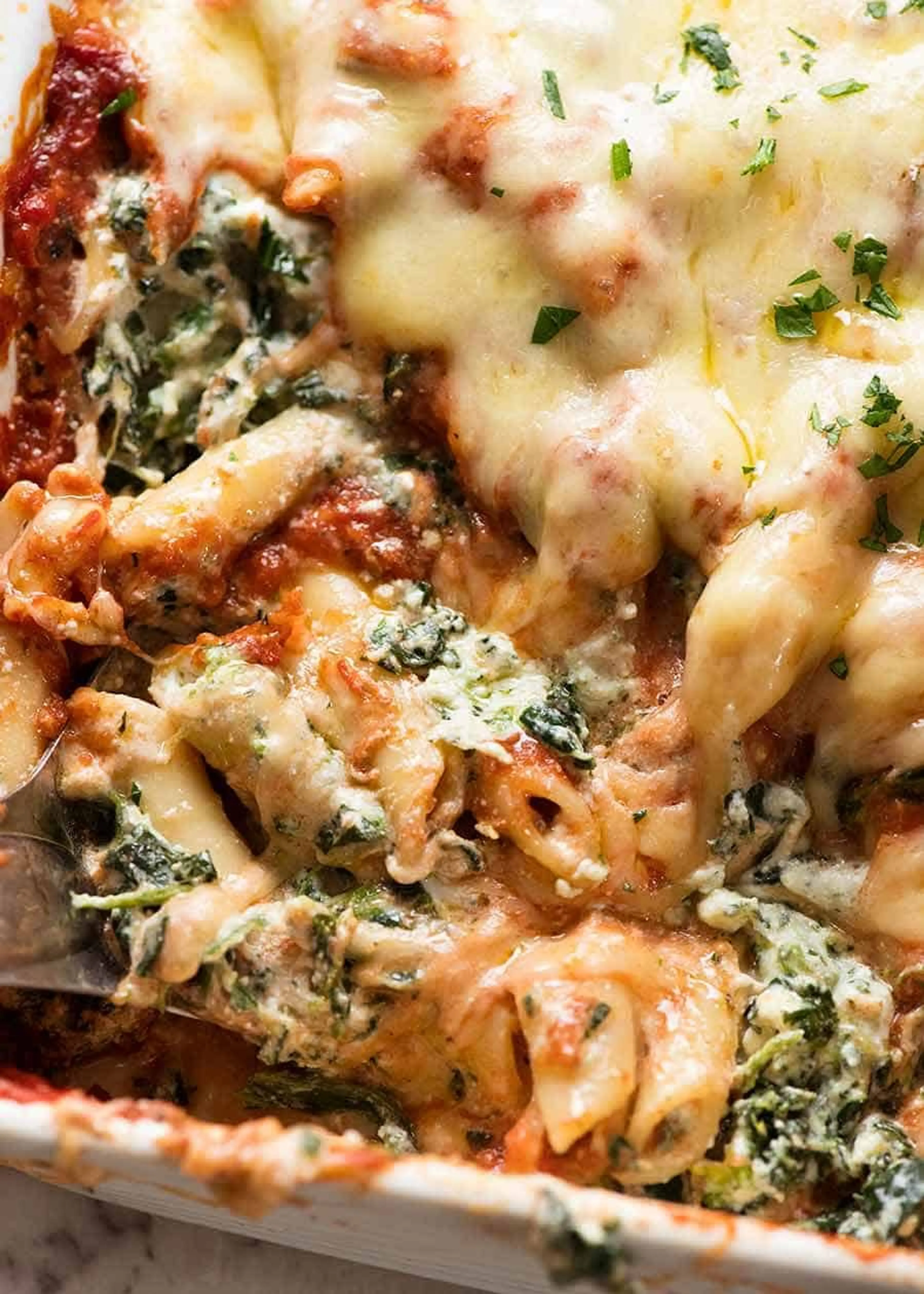 Spinach & Ricotta Pasta Bake