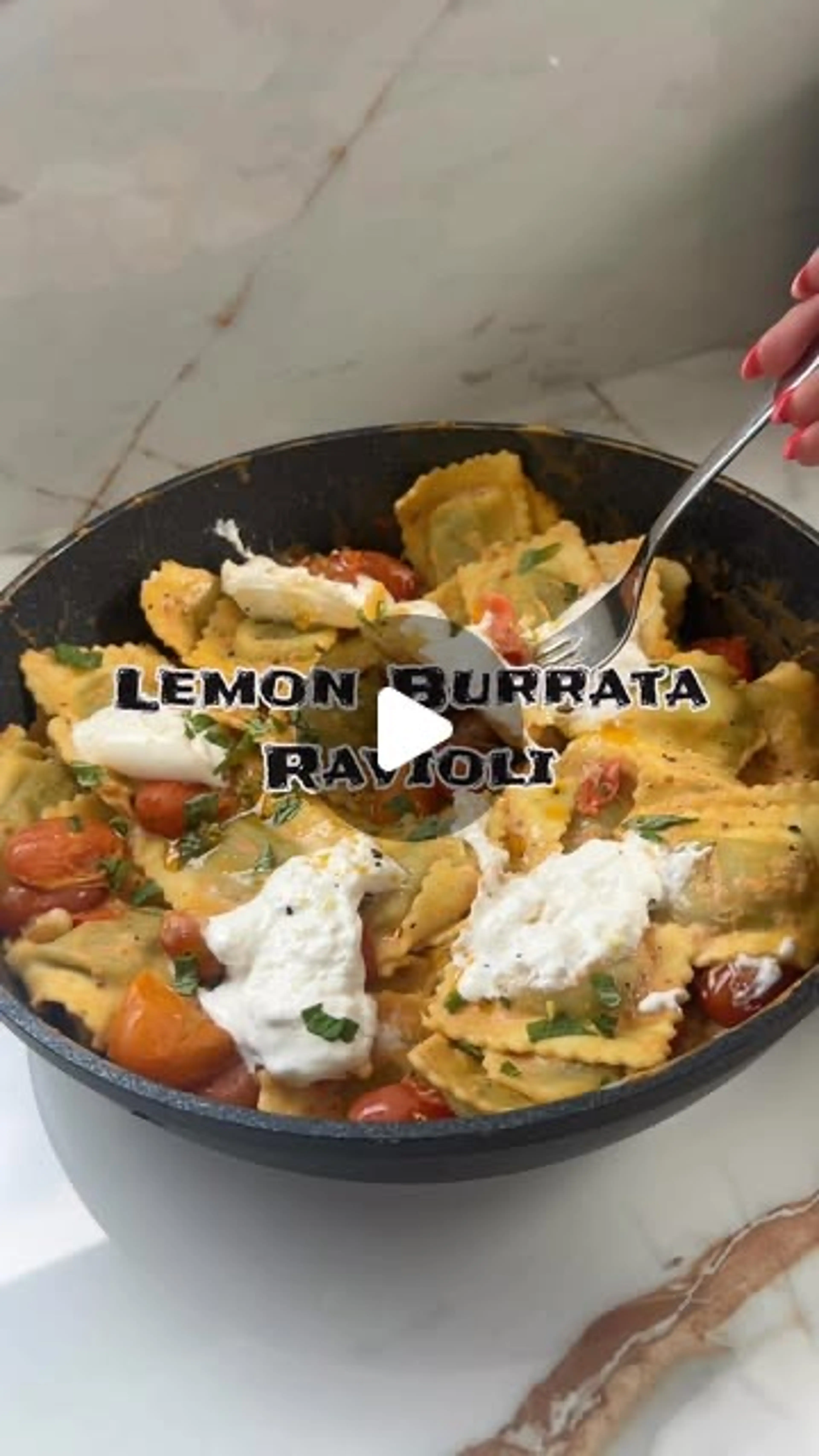 Lemon Burrata Ravioli
