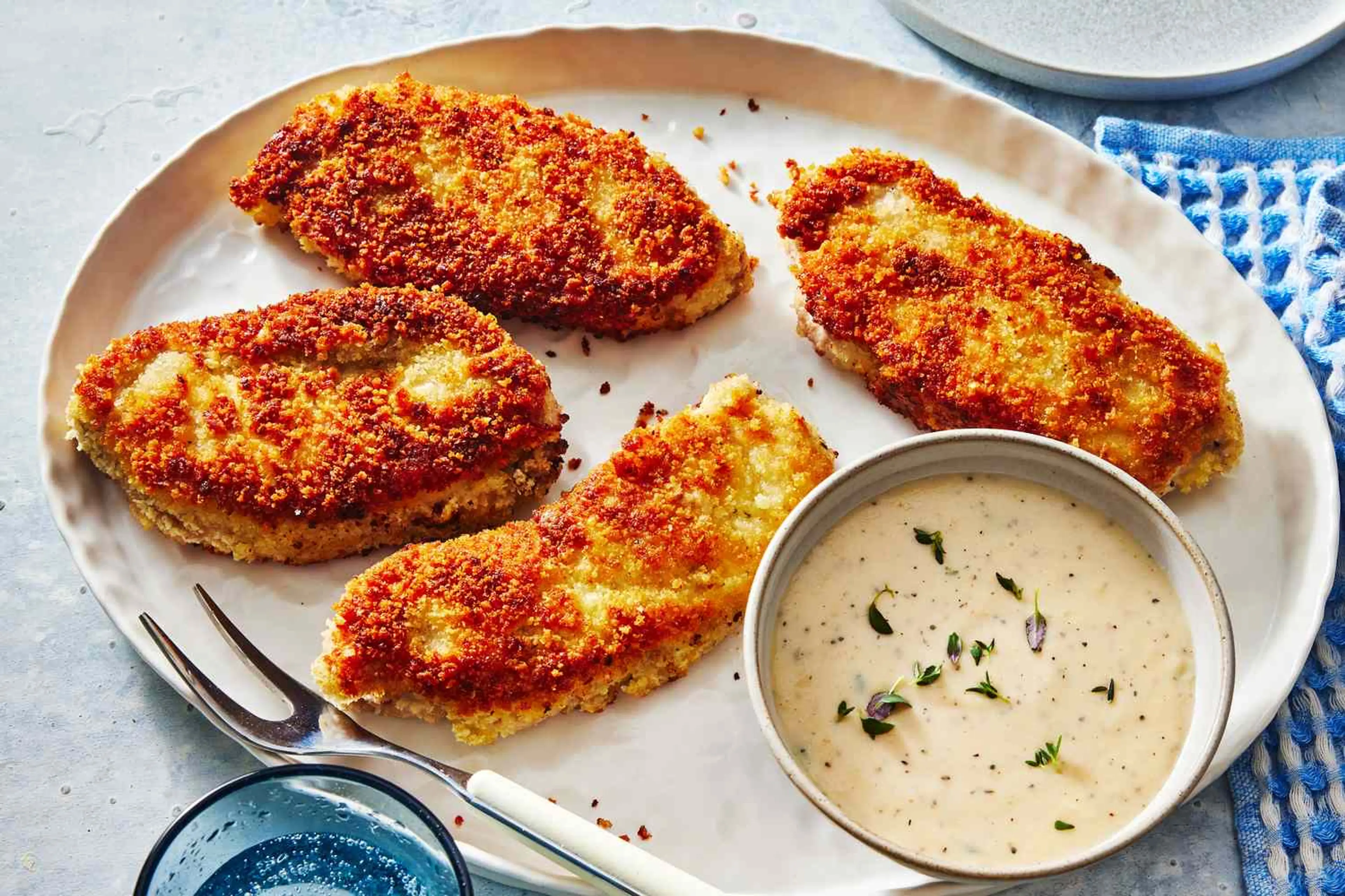 Crispy Pork Chops With Gravy