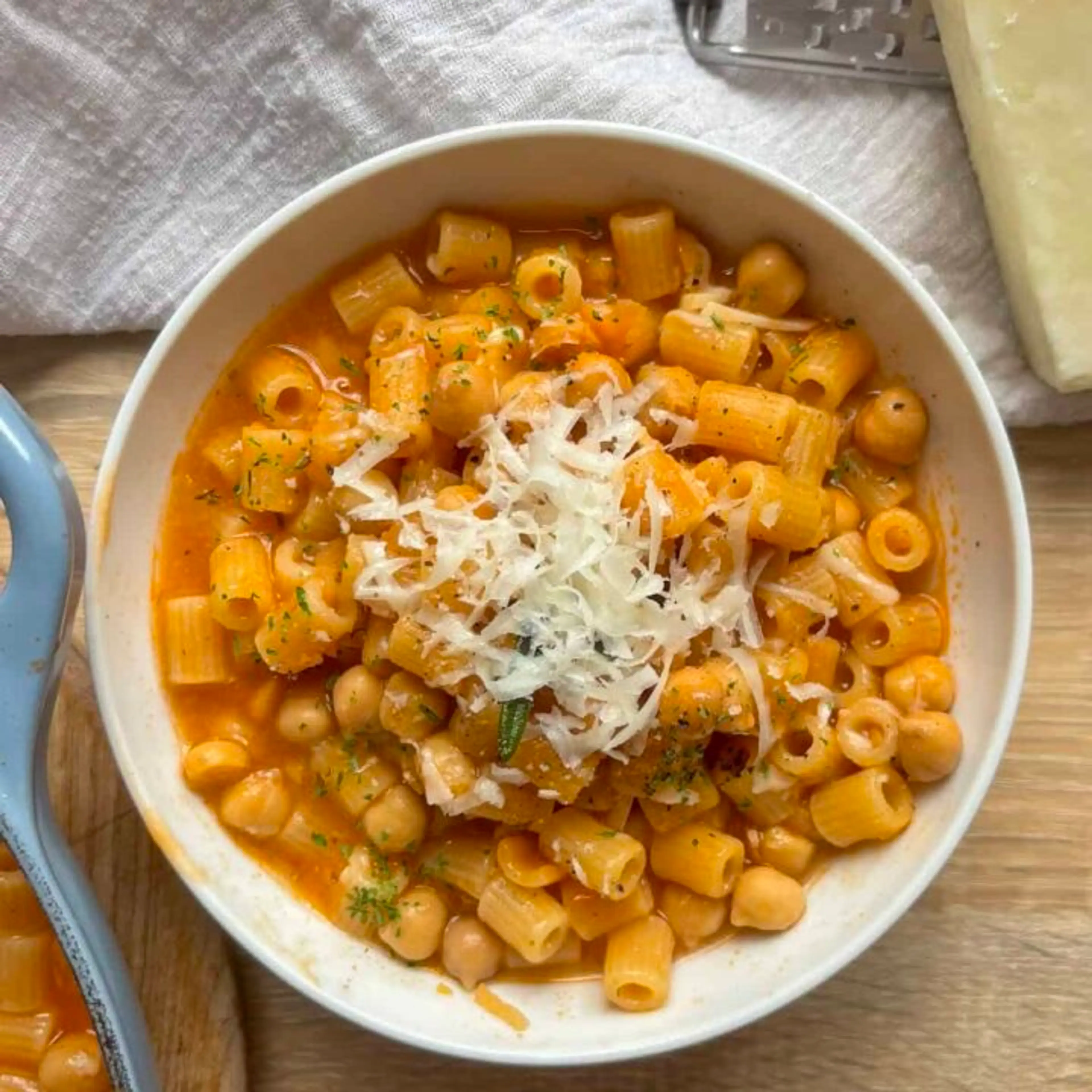 Pasta e Ceci (Pasta with Chickpeas) Recipe