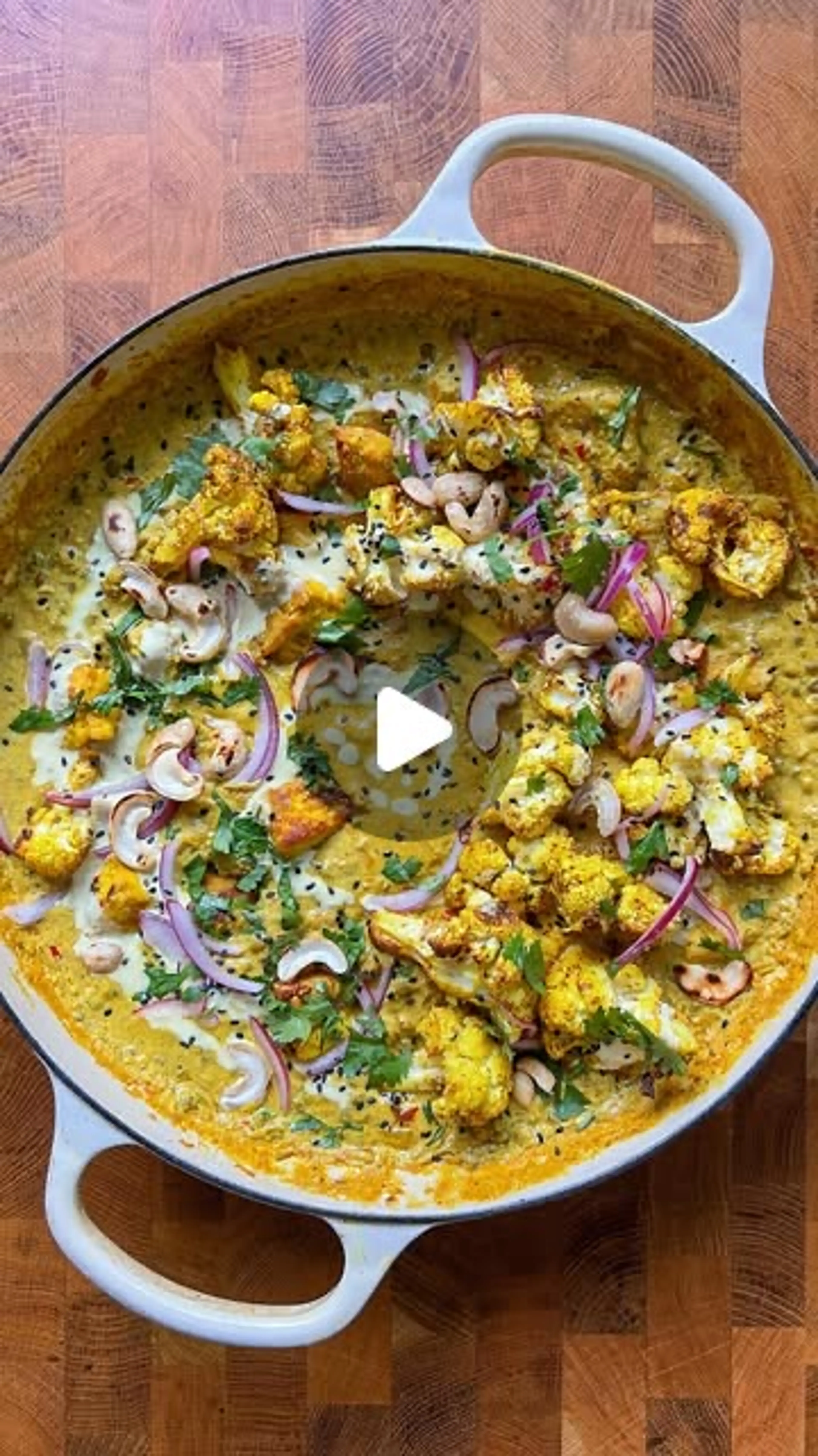High Protein Lentil and Tofu Korma @sophsplantkitchen