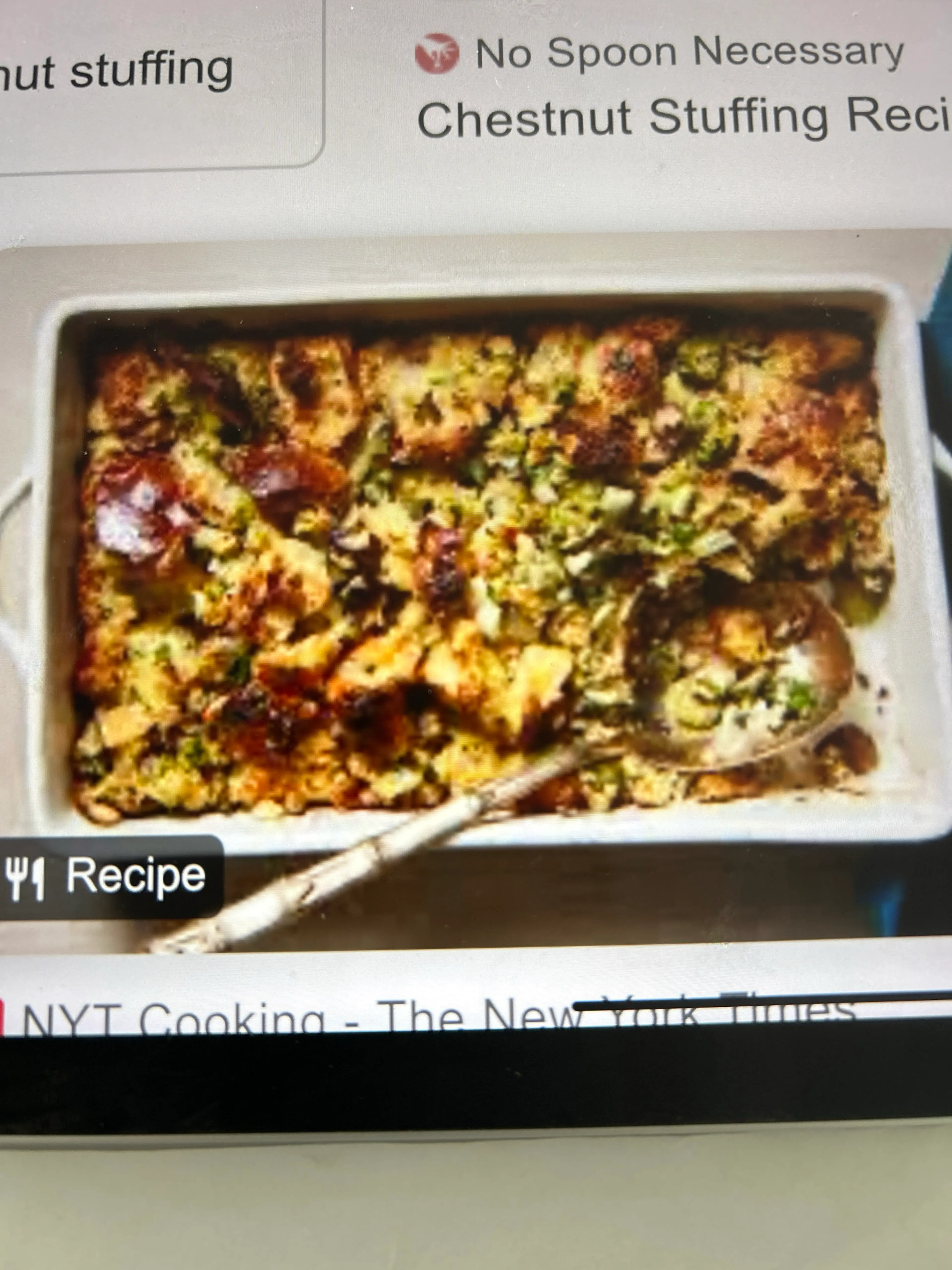 Justine Chestnut + Sausage Stuffing