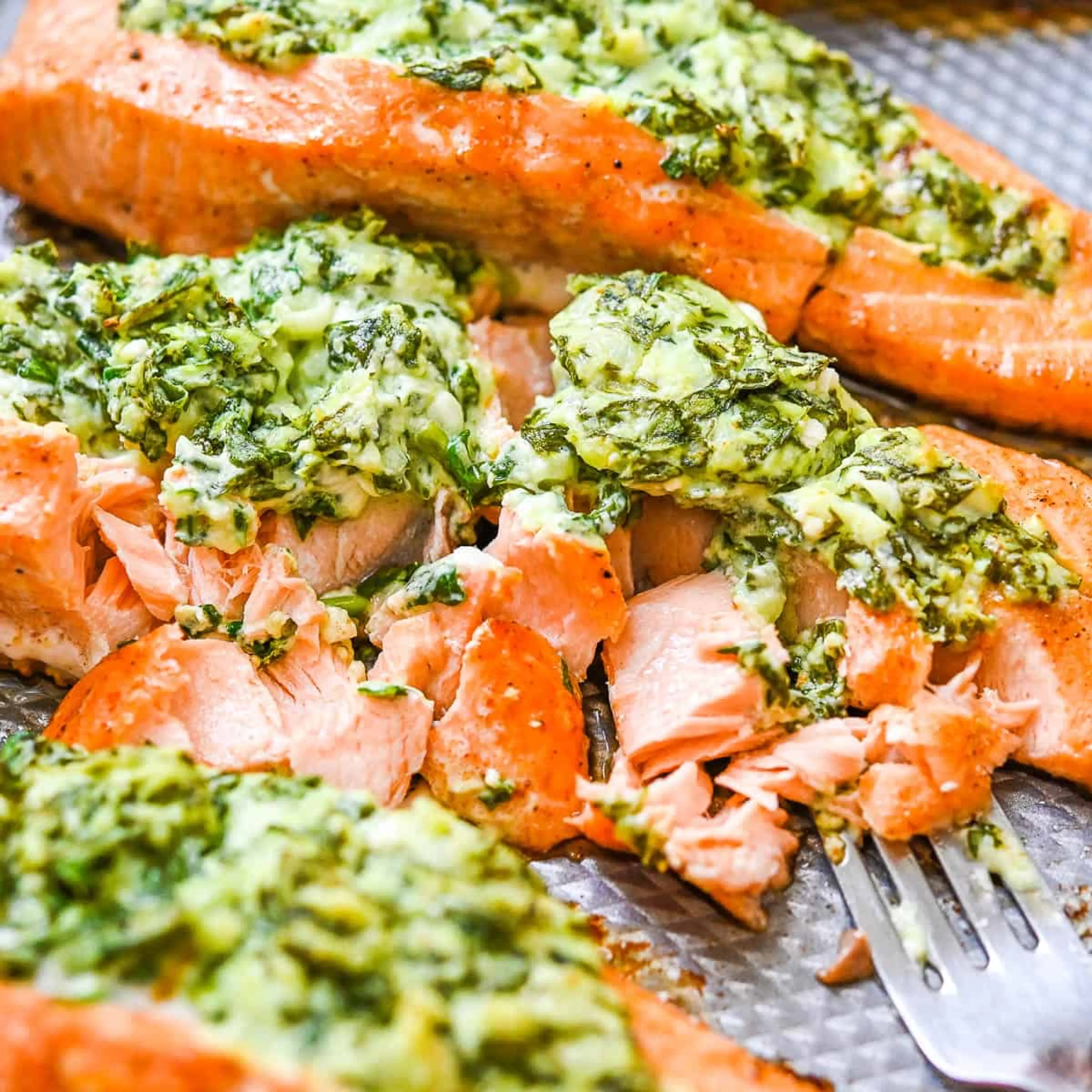 Spinach Stuffed Salmon