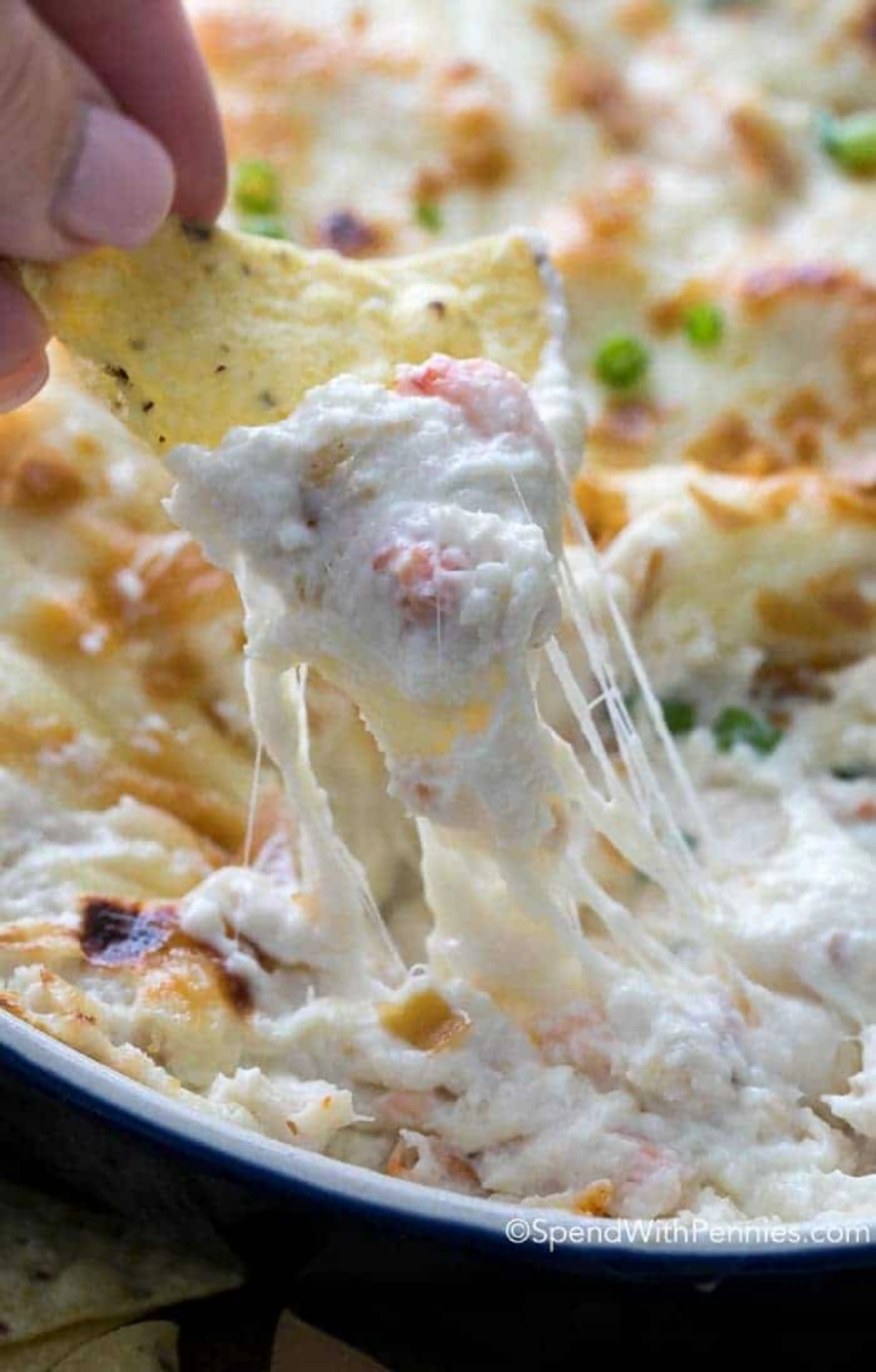 Cheesy Crab Rangoon Dip (Hot Crab Dip)