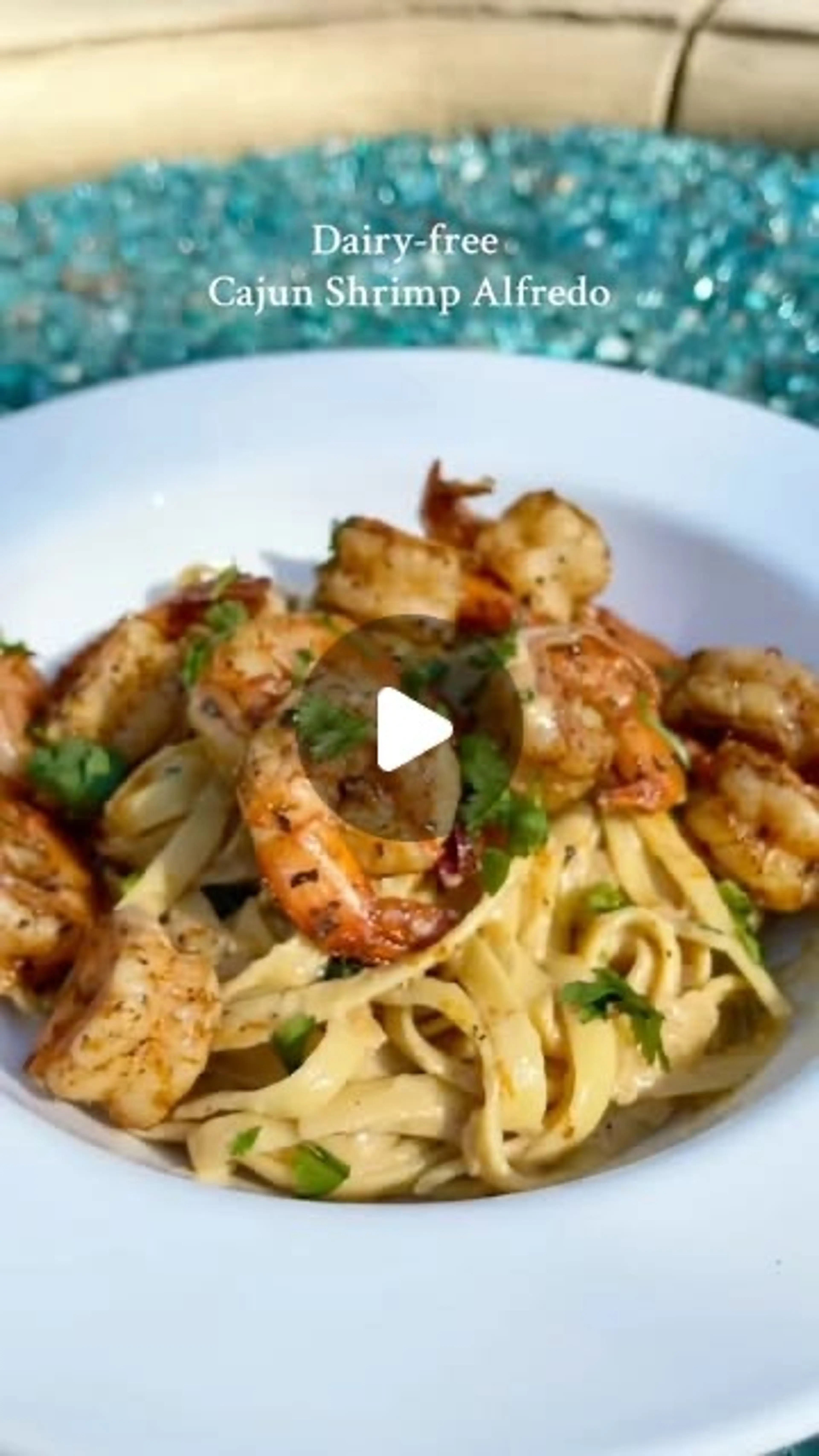 Cajun Shrimp Alfredo Dairy Free