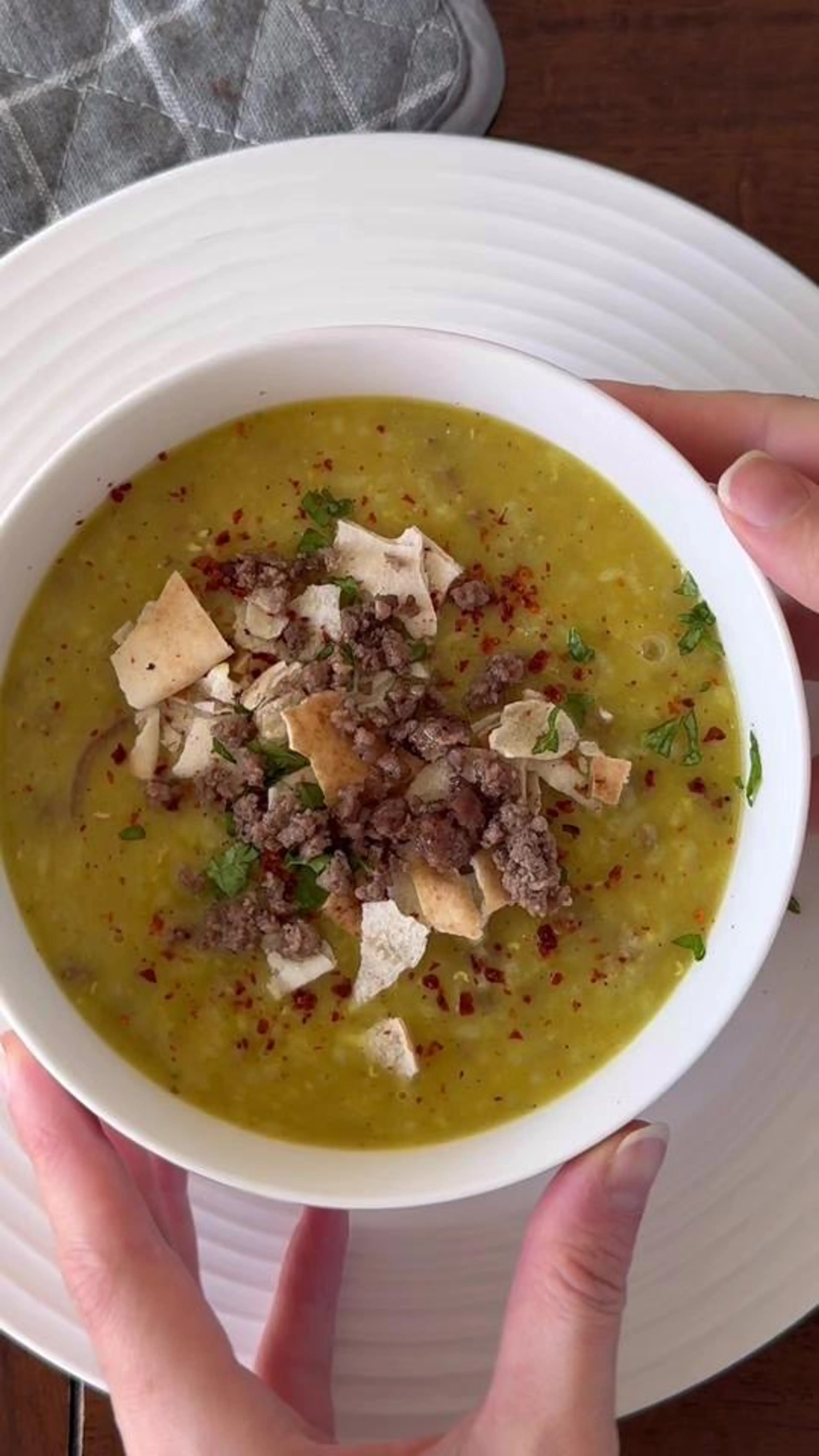 Makhlouta (lentil Soup