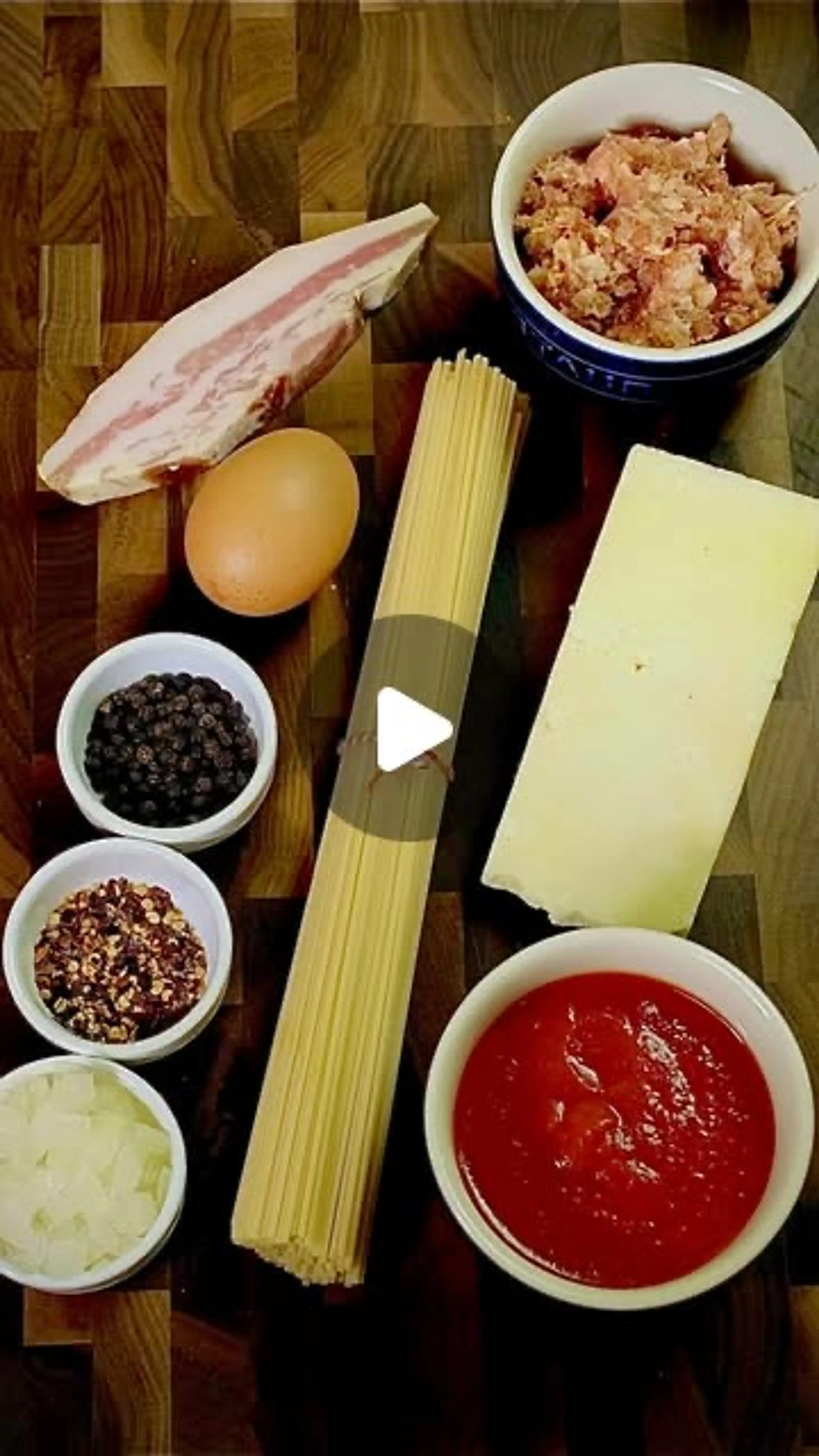 Sausage And Bacon Pasta