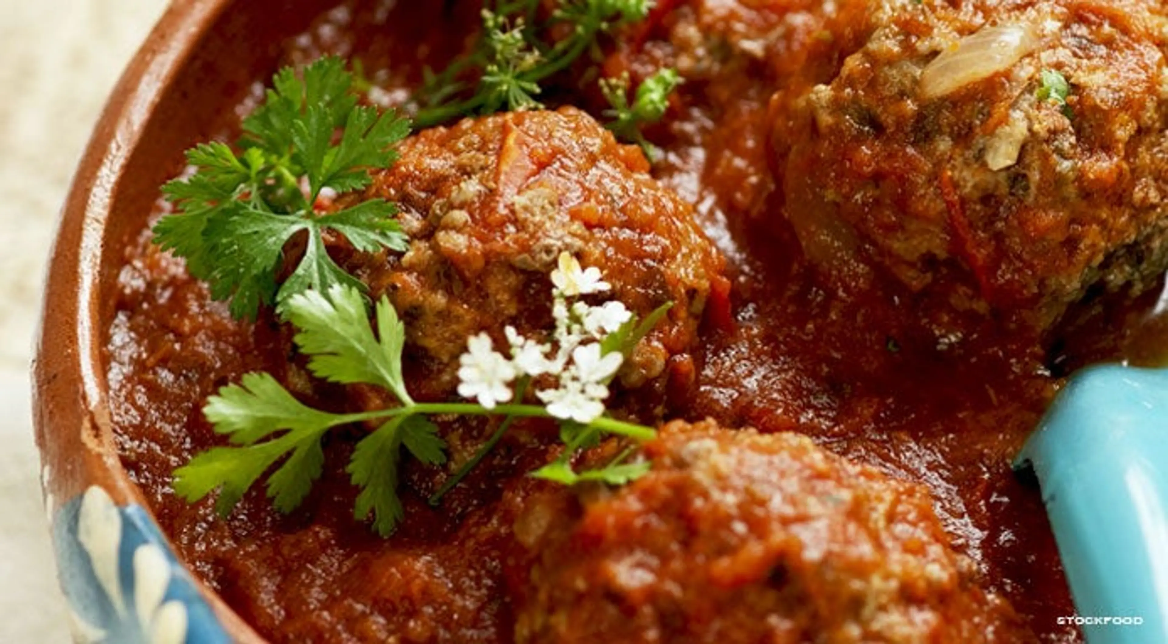 Mexican meatballs with spicy tomato sauce