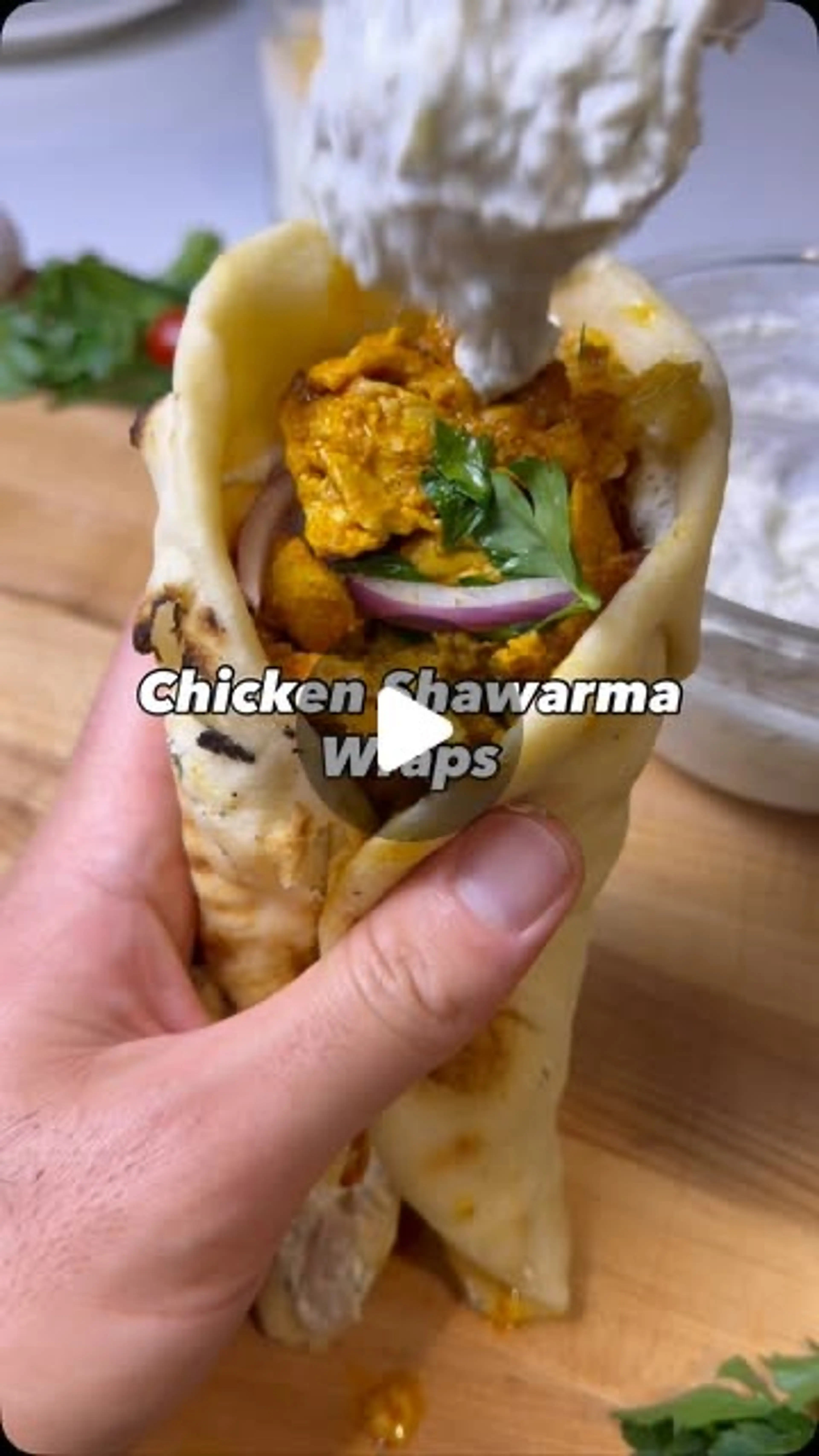 Chicken Shawarma Wraps