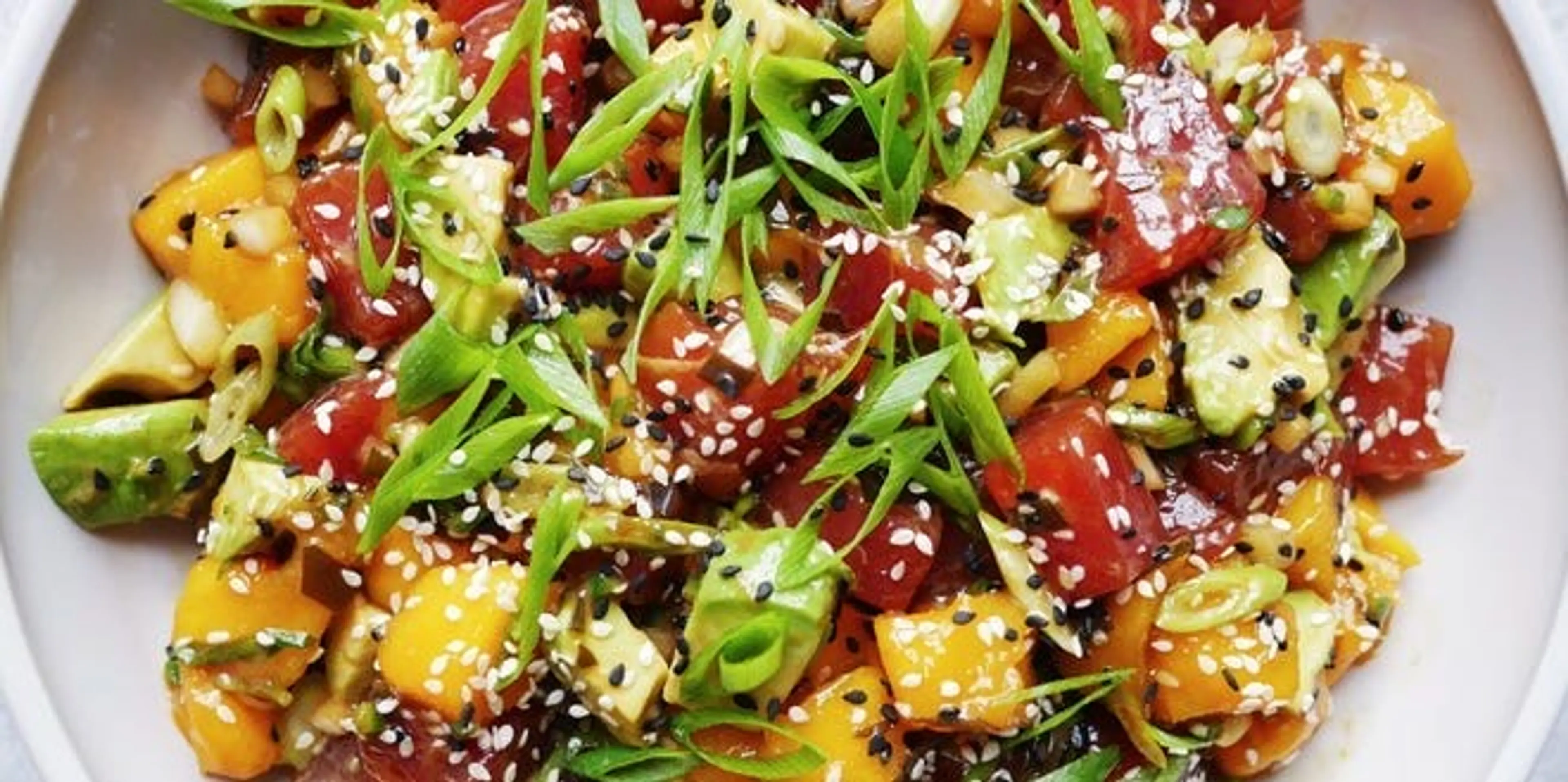 Avocado-Mango Poke Salad